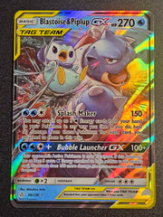 Blastoise & Piplup GX 38/236 Cosmic Eclipse