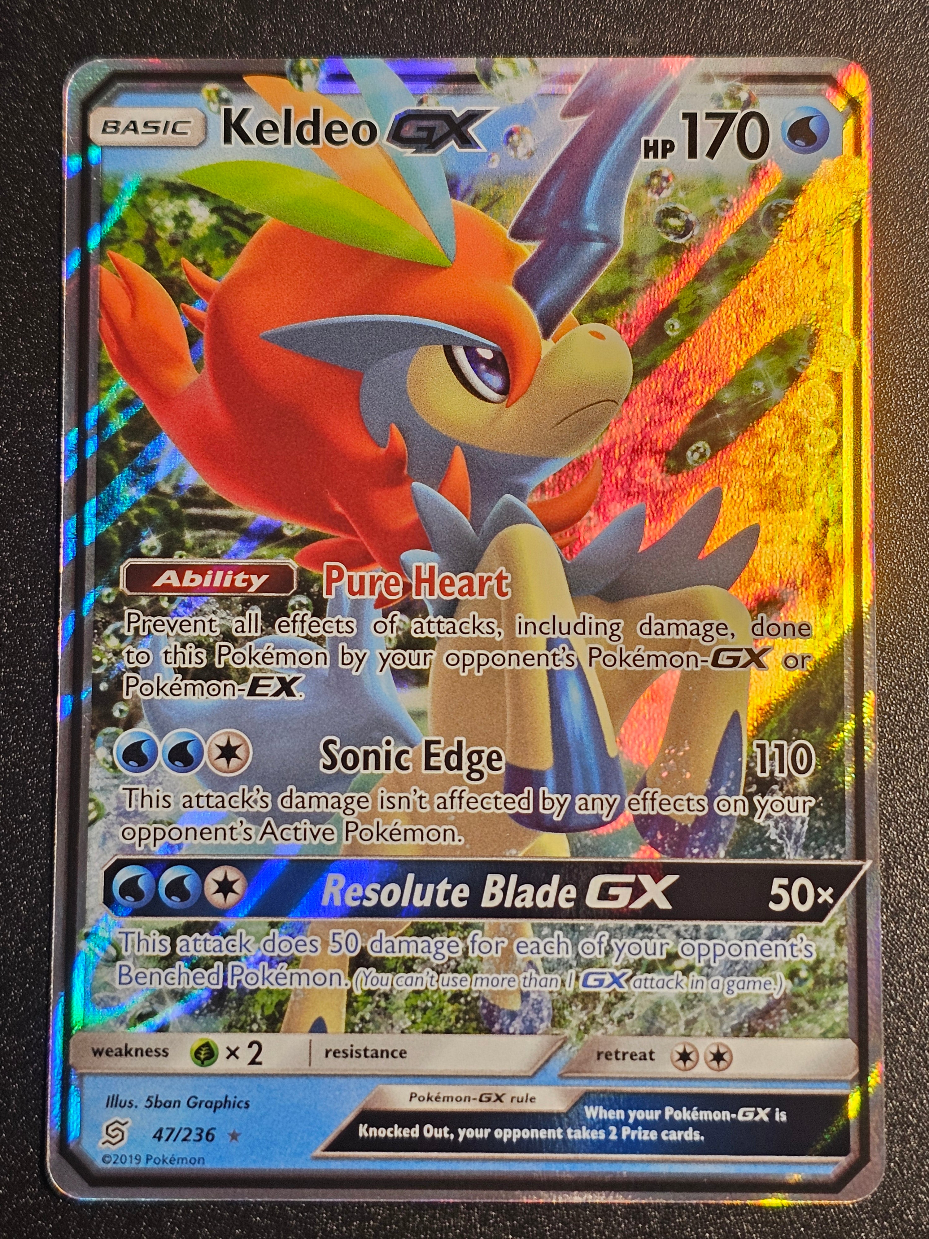 Pokemon TCG - Keldeo GX 47/236 Unified Minds