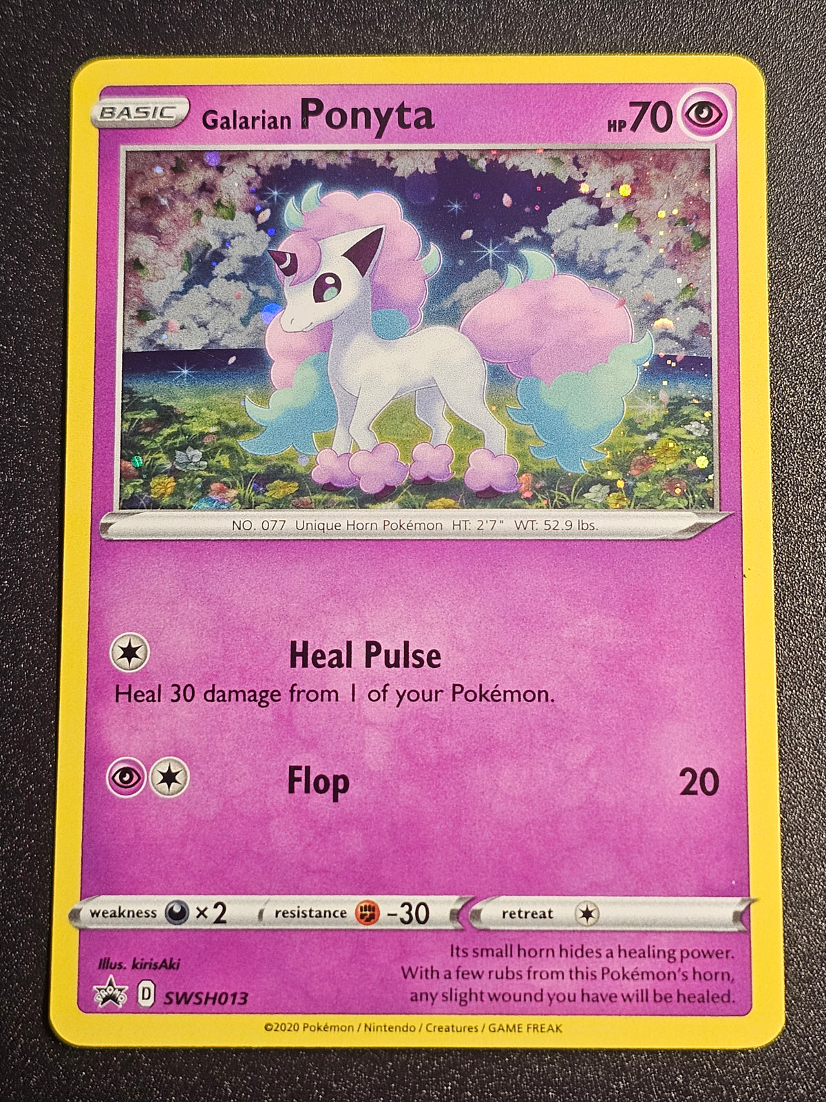 Pokemon TCG - Galarian Ponyta Promo SWSH013