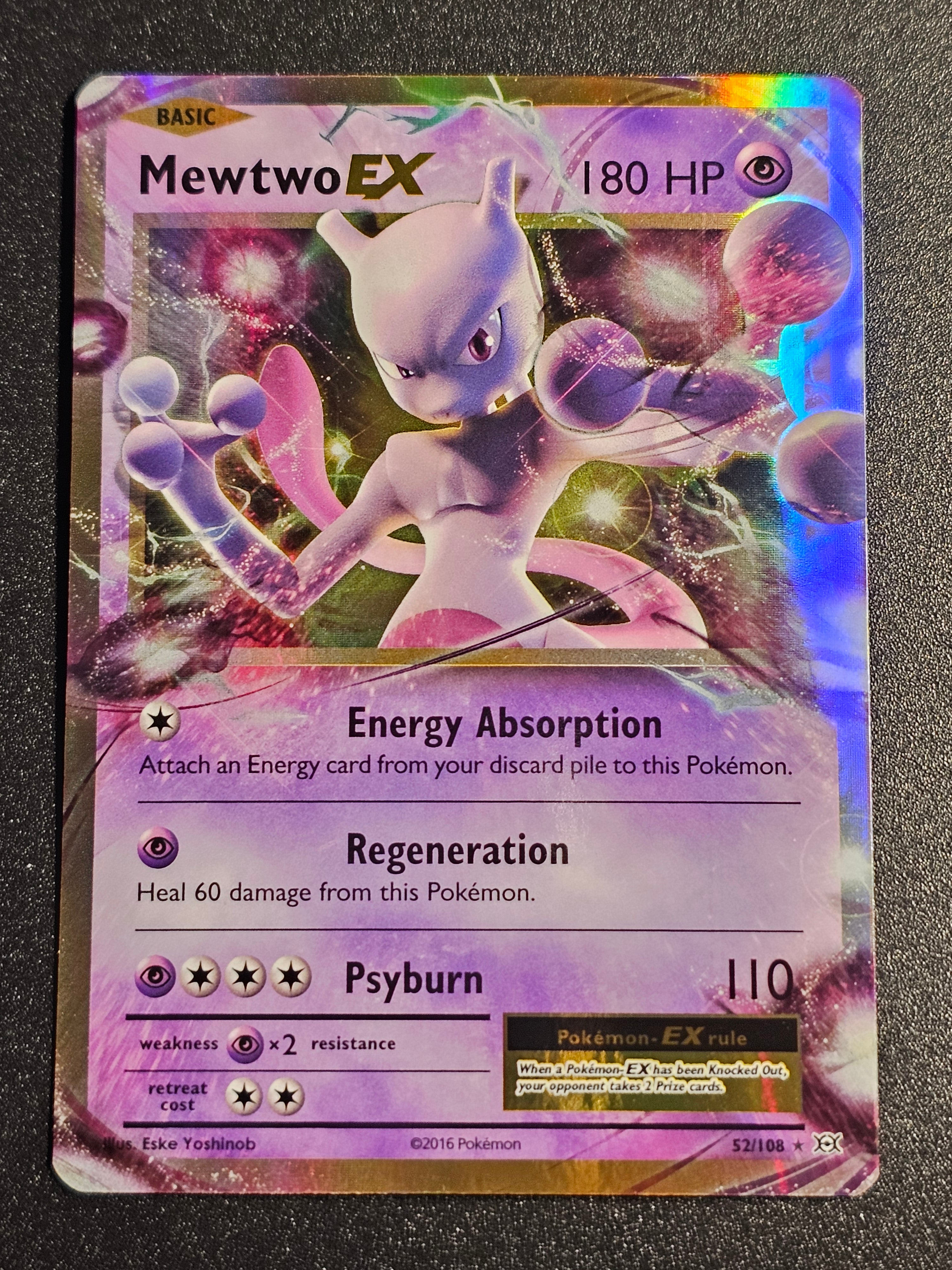 Pokemon TCG - Mewtwo EX 52/108 Evolutions