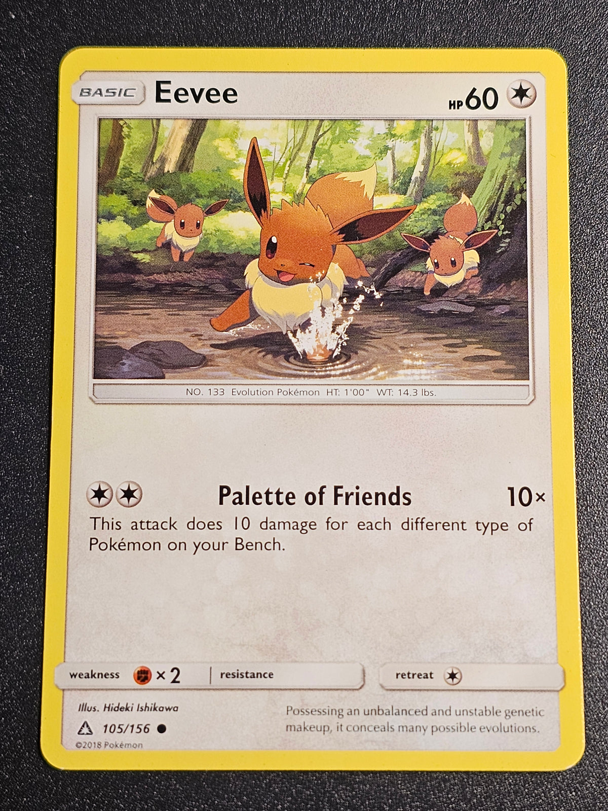 Pokemon TCG - Eevee 105/156 Ultra Prism