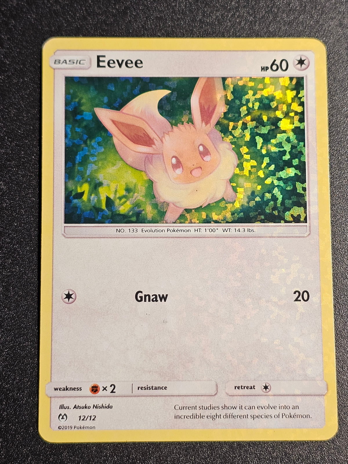 Pokemon TCG - Eevee 12/12 Holo Mcdonalds Promo