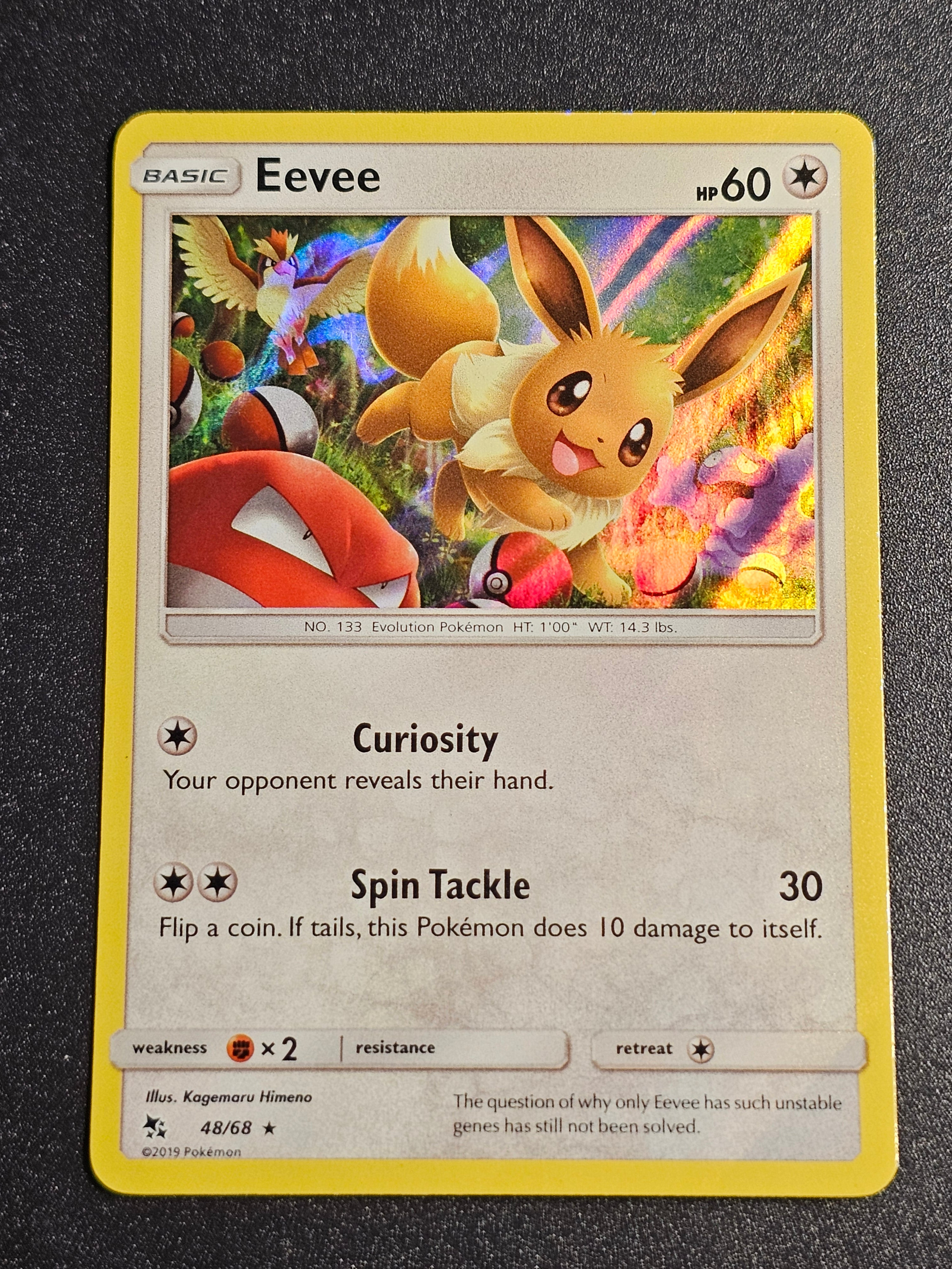 Pokemon TCG - Eevee 48/68 Holo Hidden Fates