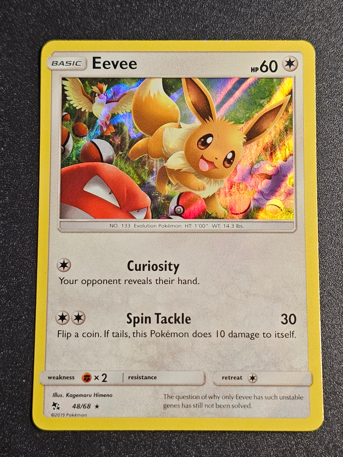 Pokemon TCG - Eevee 48/68 Holo Hidden Fates