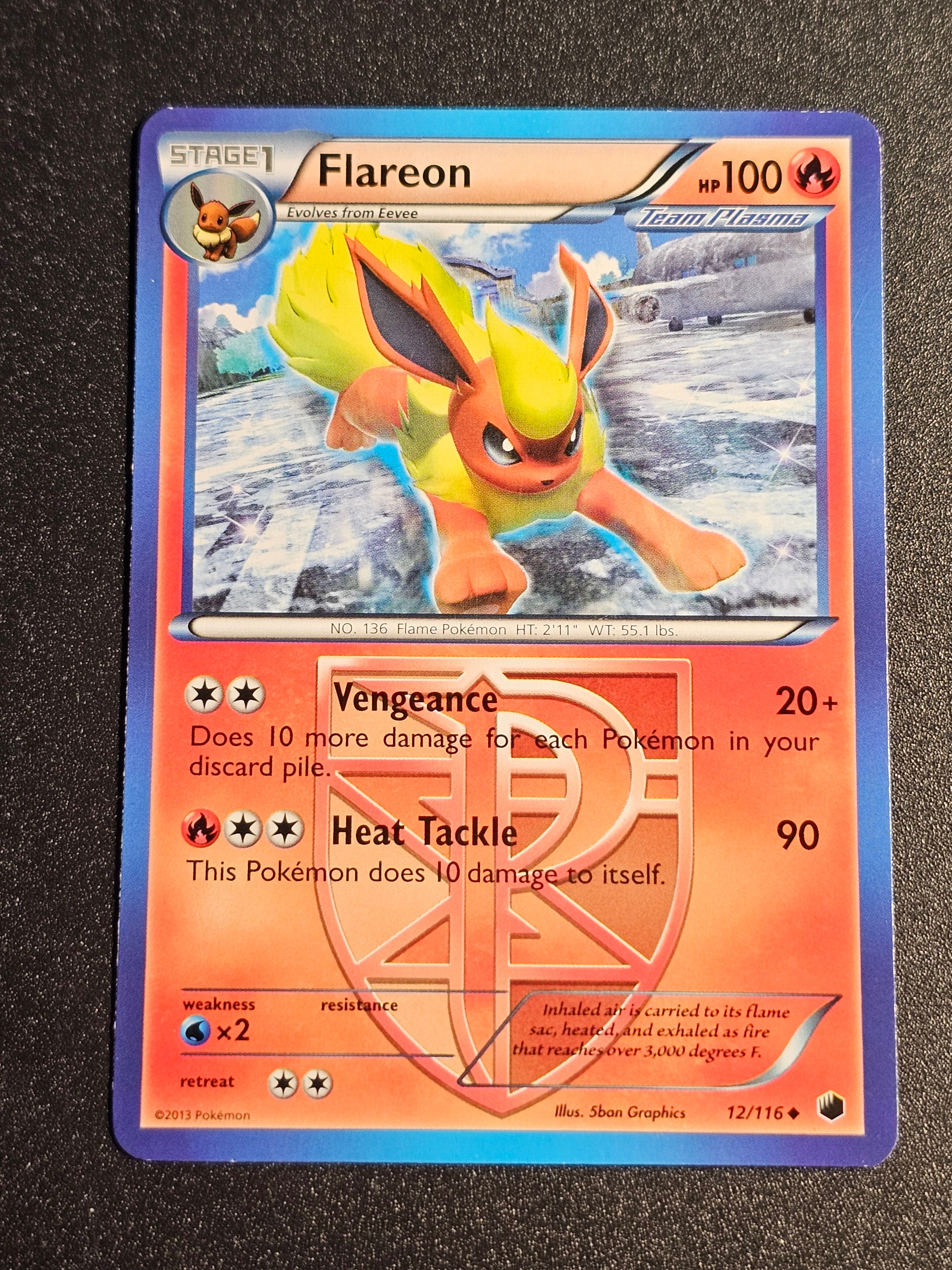 Pokemon TCG - Flareon 12/116 Plasma Freeze