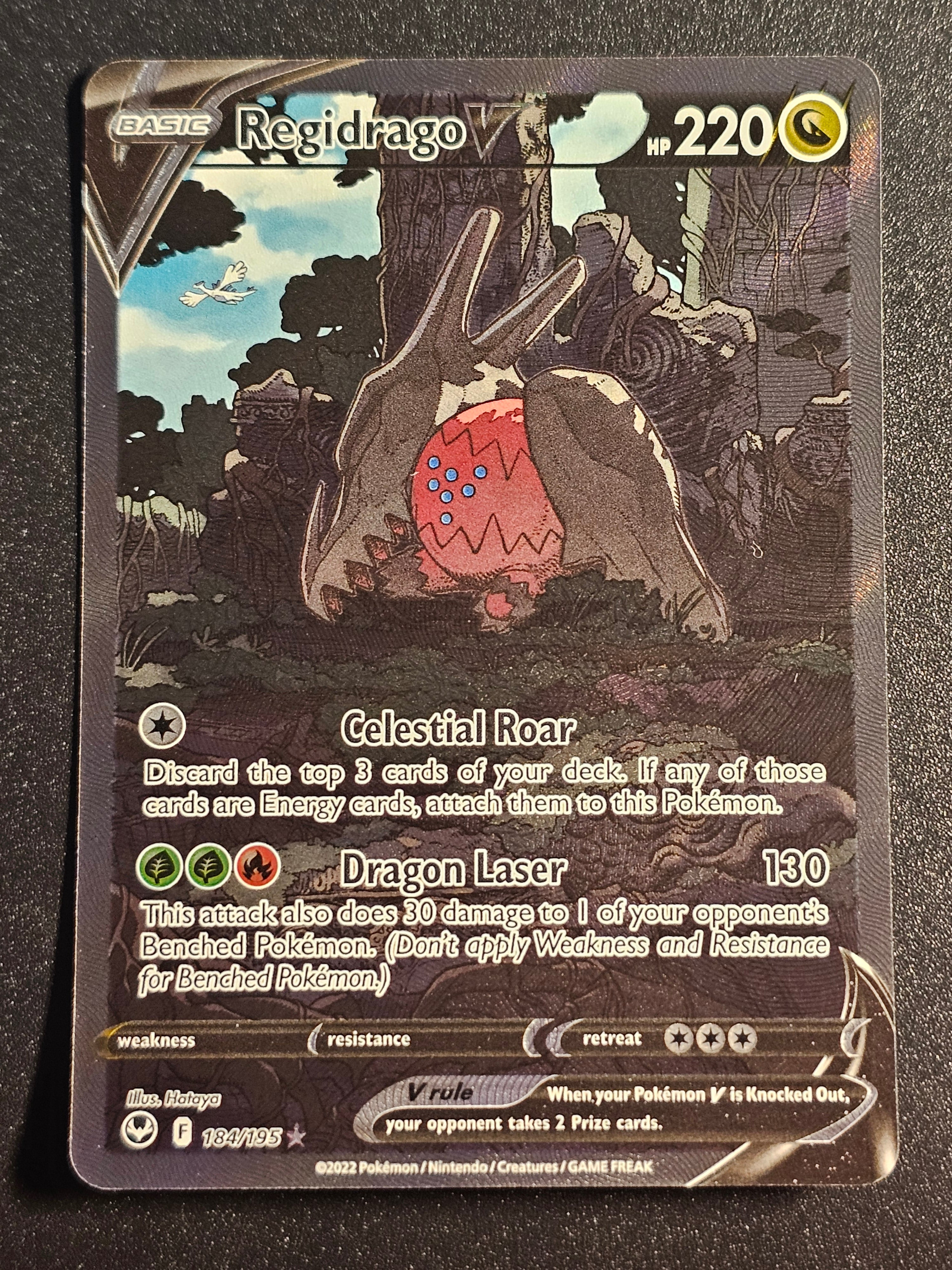 Pokemon TCG - Regidrago V 184/195 Silver Tempest