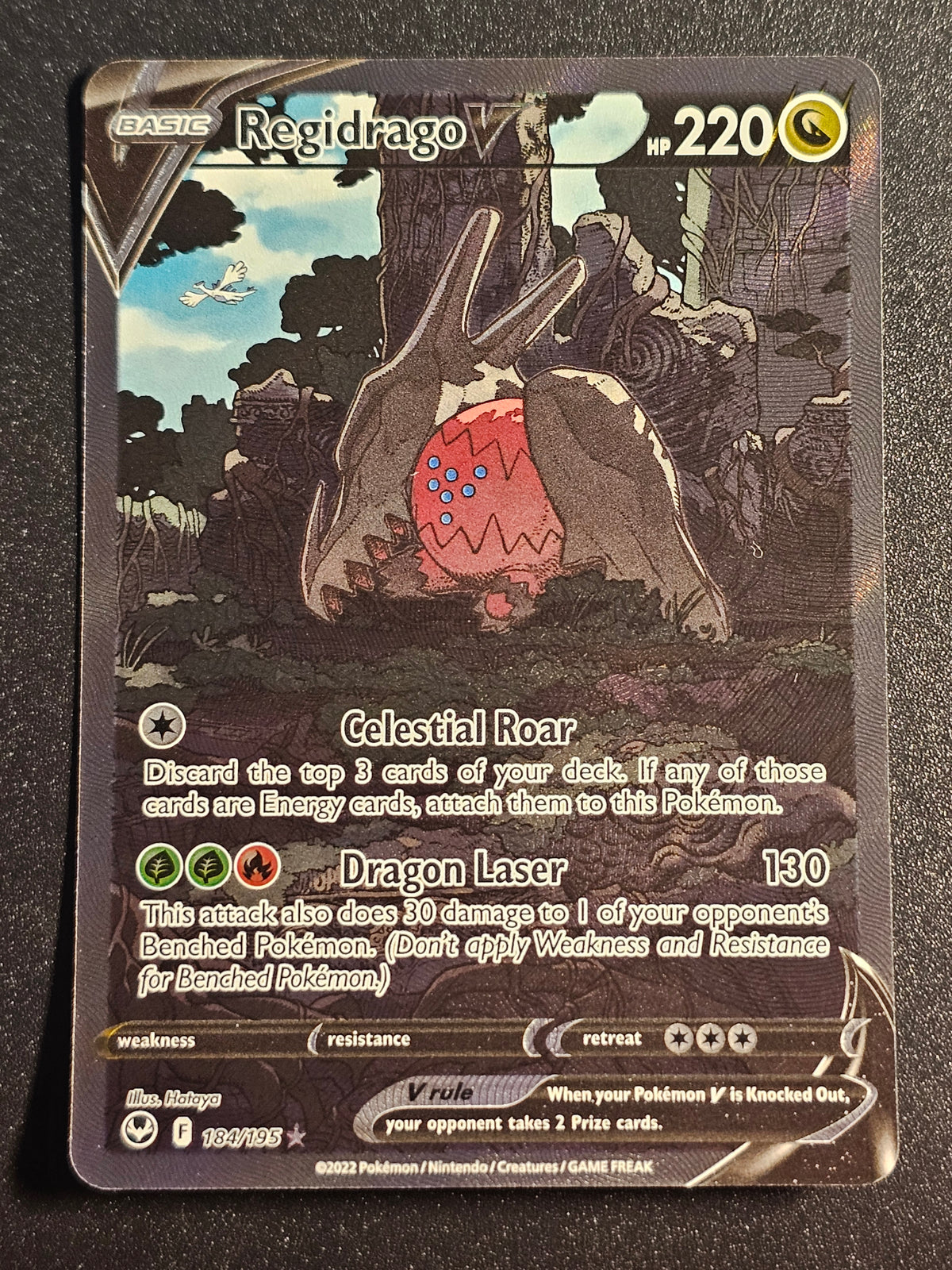Pokemon TCG - Regidrago V 184/195 Silver Tempest
