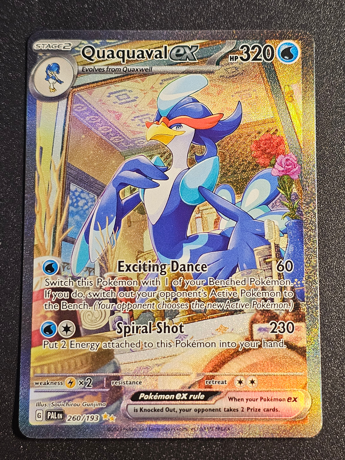 Pokemon TCG - Quaquaval ex 260/193 Paldea Evolved