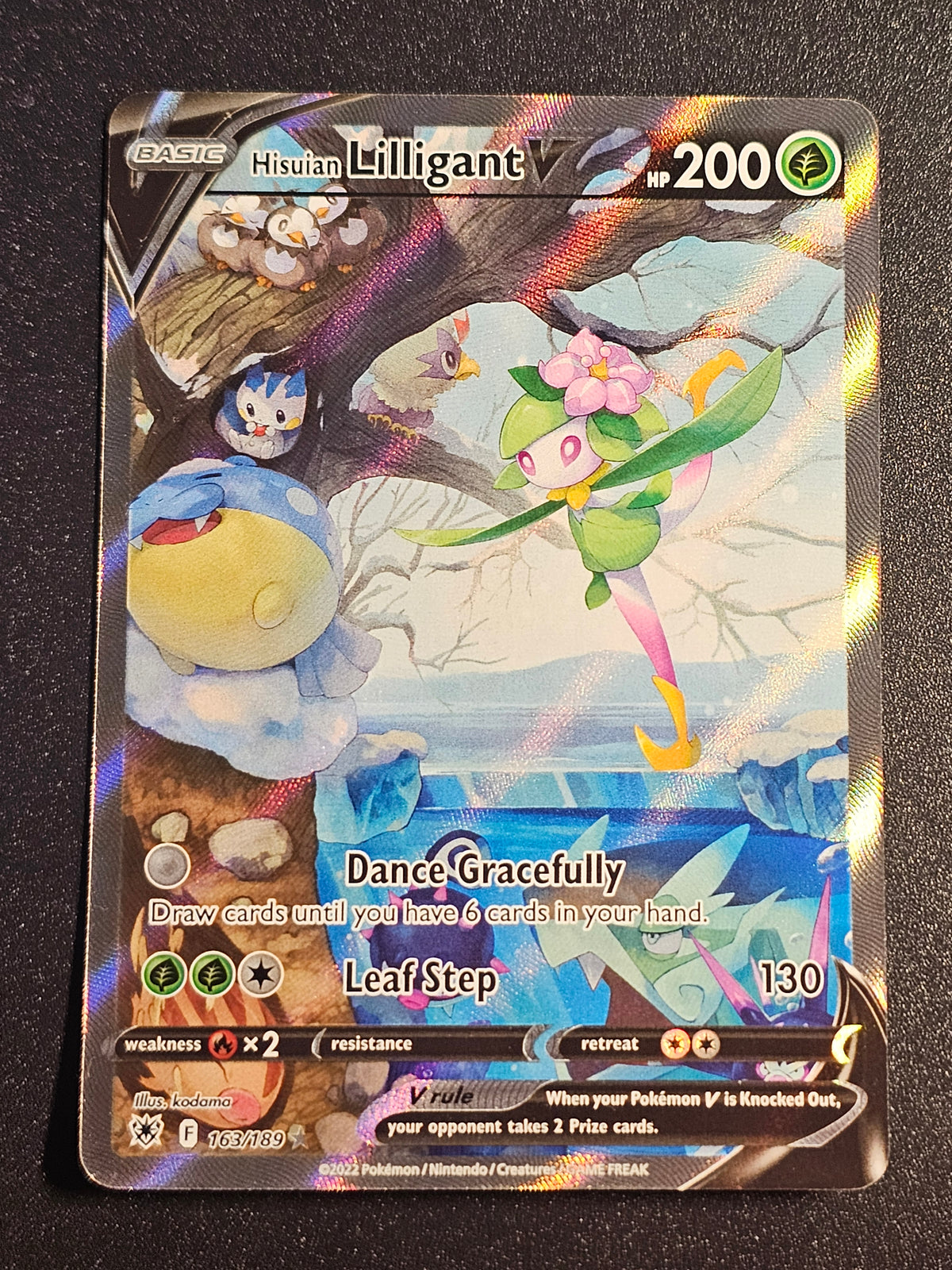 Pokemon TCG - Hisuian Lilligant V 163/189 Astral Radiance