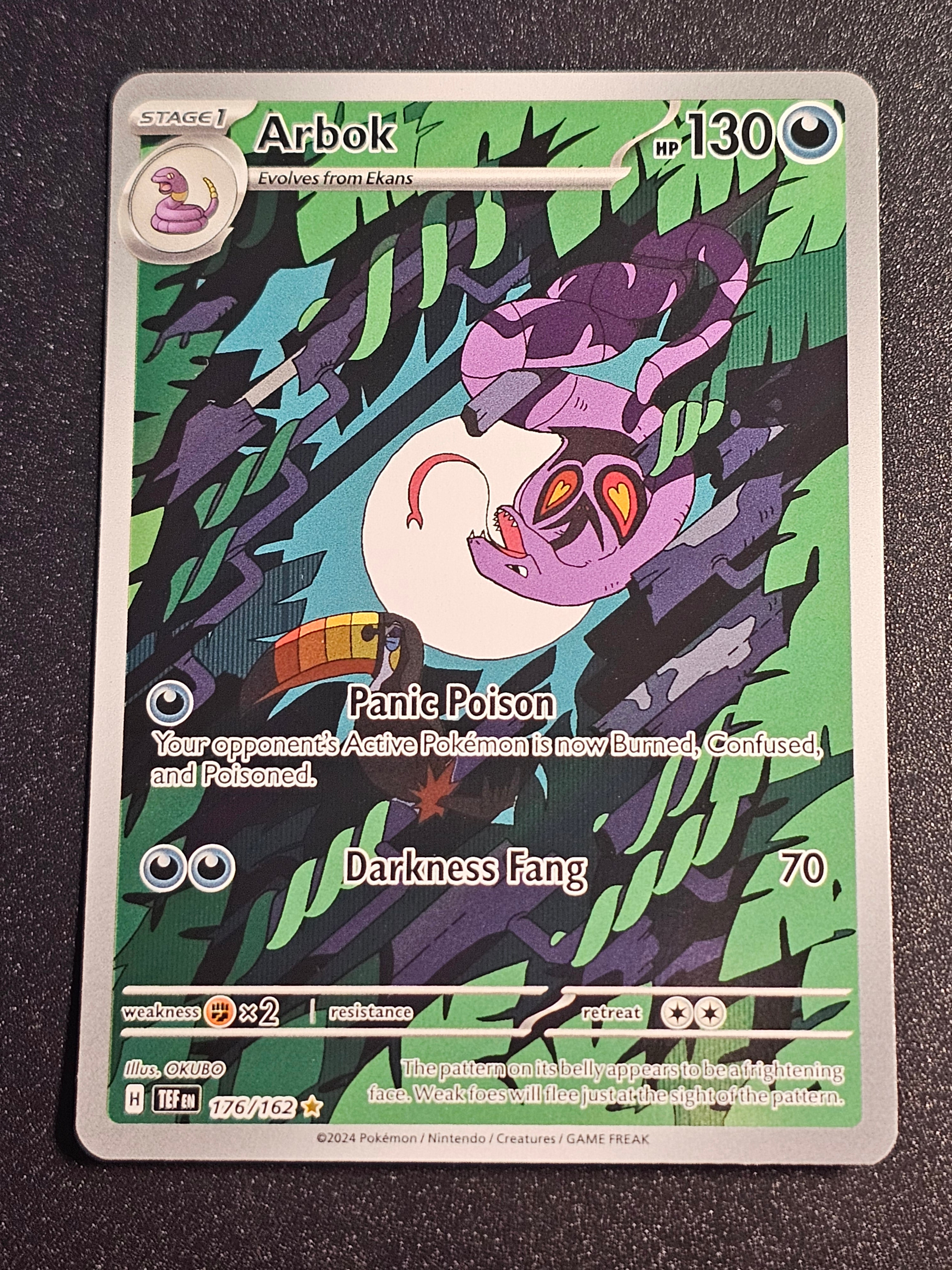 Pokemon TCG - Arbok 176/162 Temporal Forces