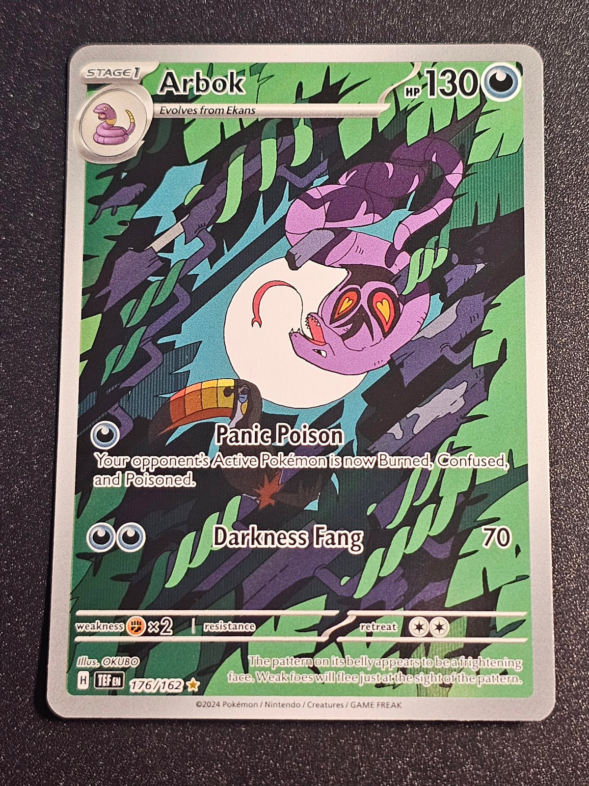 Pokemon TCG - Arbok 176/162 Temporal Forces