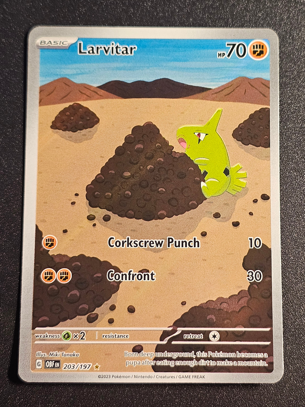 Pokemon TCG - Larvitar 203/197 Obsidian Flames