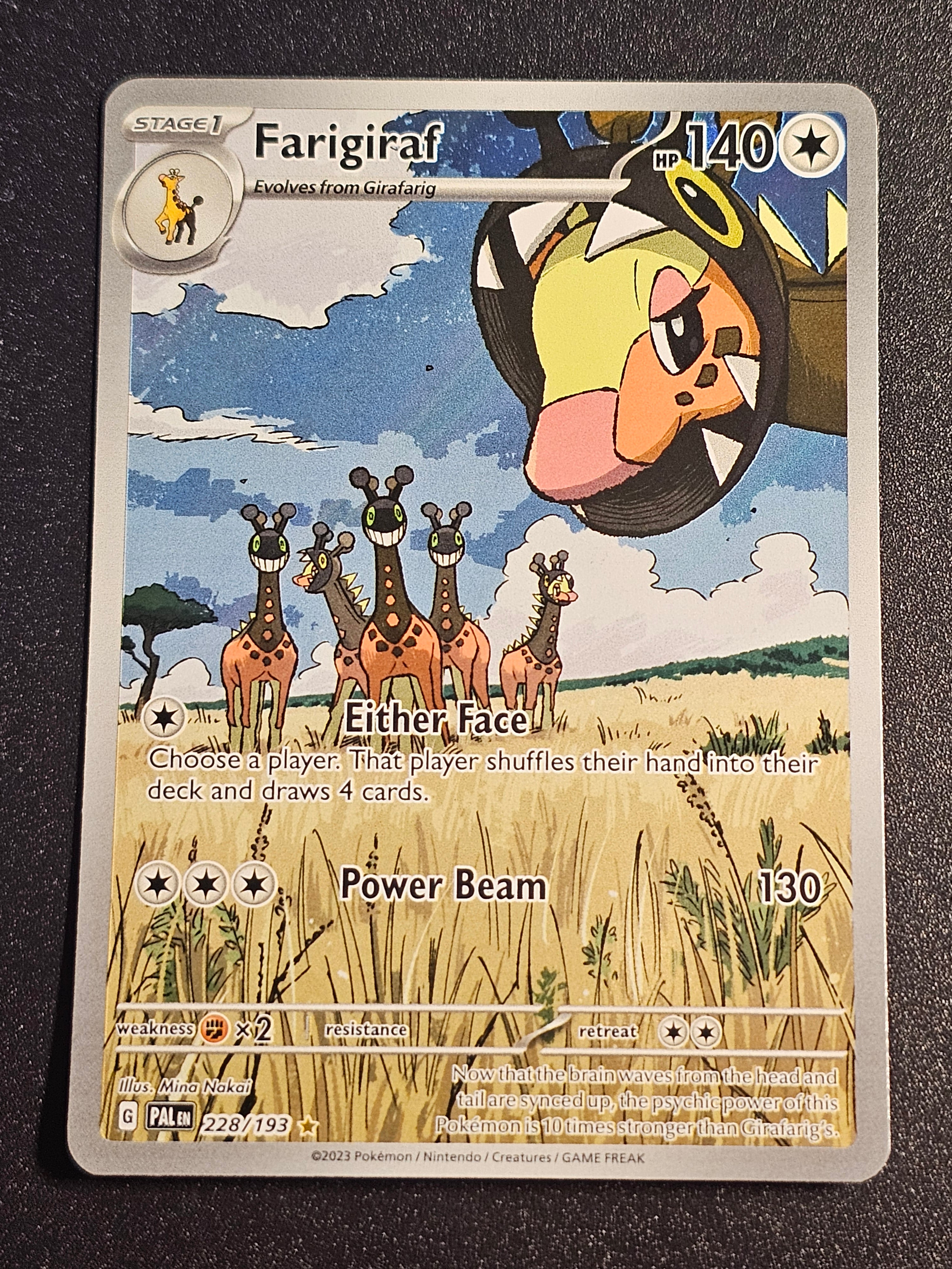 Pokemon TCG - Farigiraf 228/193 Paldea Evolved