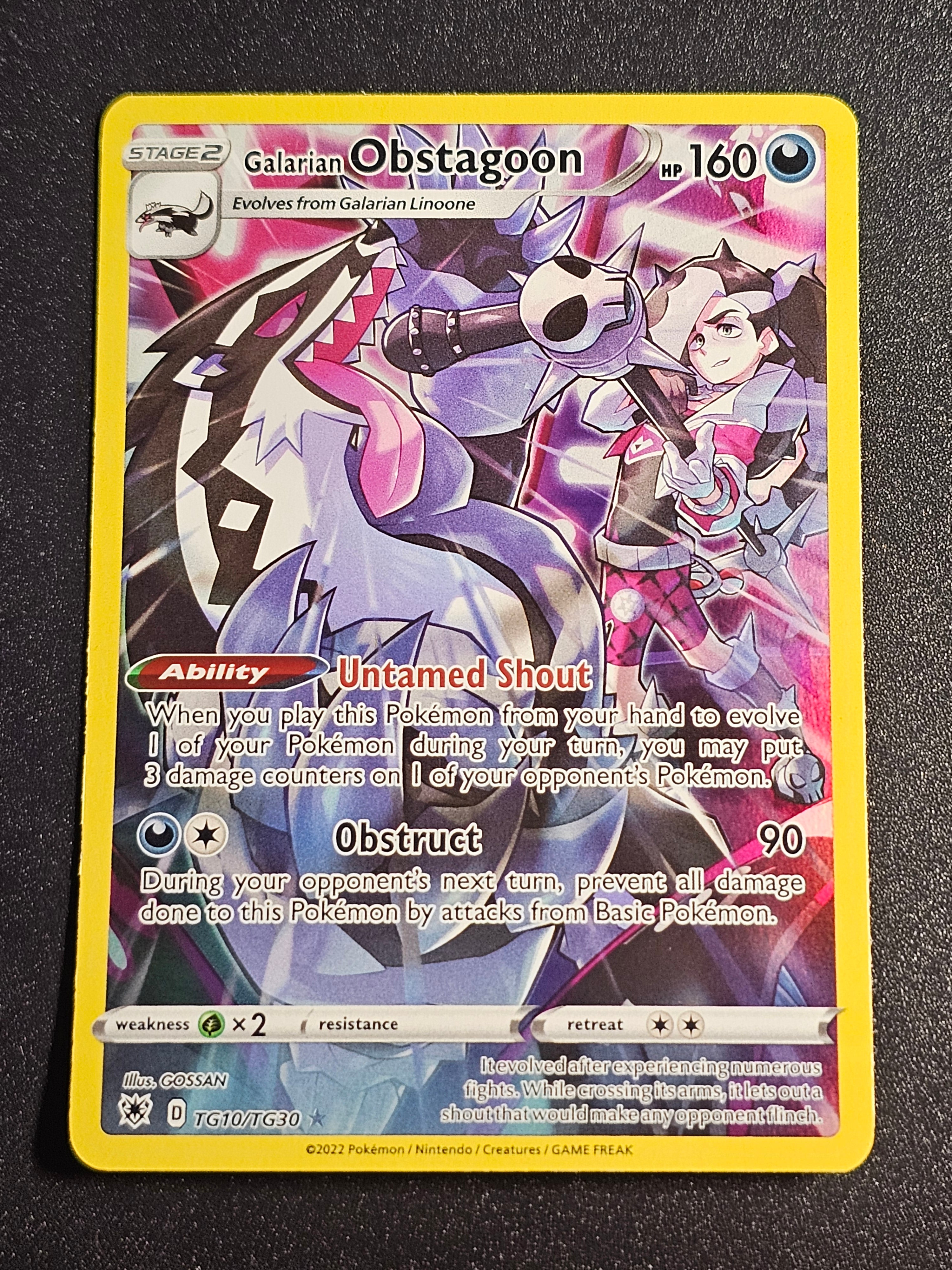 Pokemon TCG - Galarian Obstagoon TG10/TG30