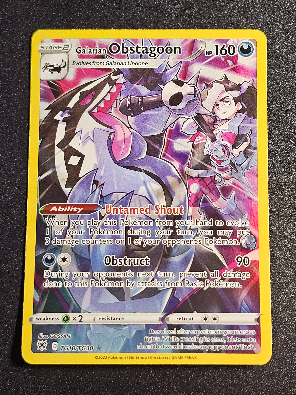 Pokemon TCG - Galarian Obstagoon TG10/TG30