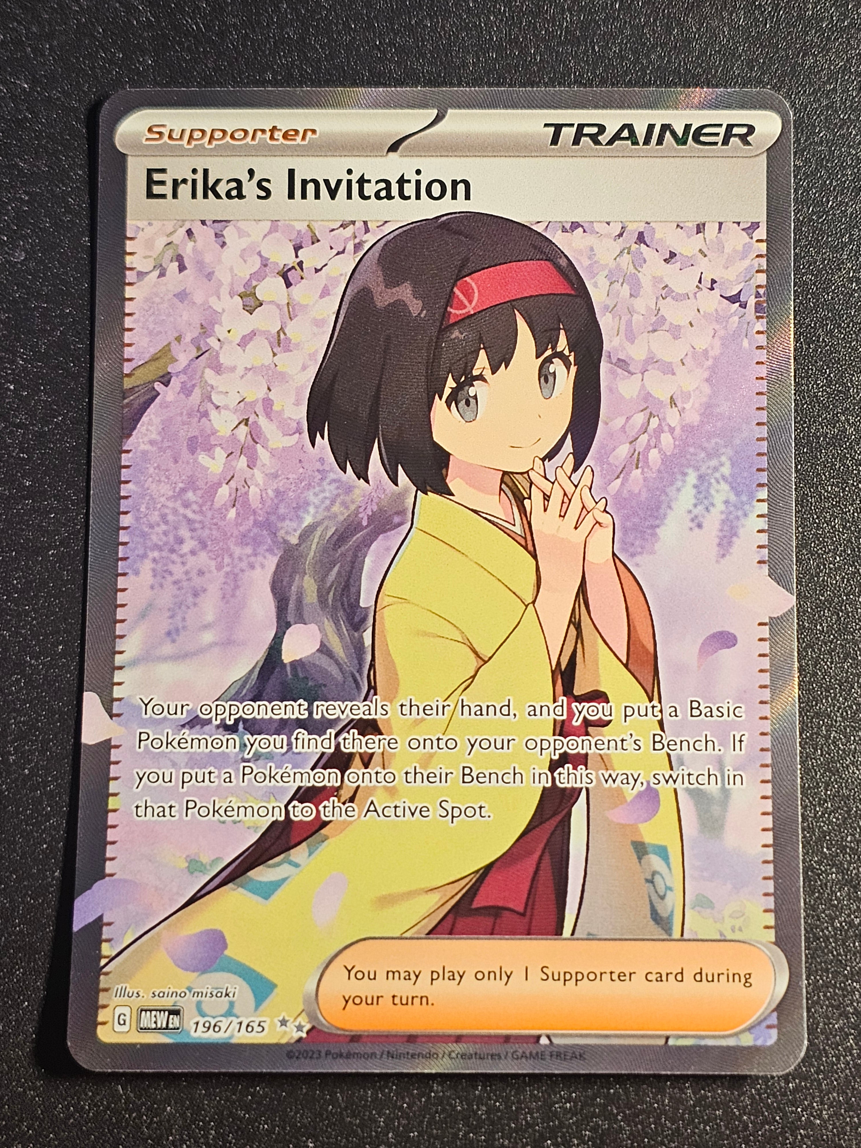Pokemon TCG - Erika's Invitation 196/165 151