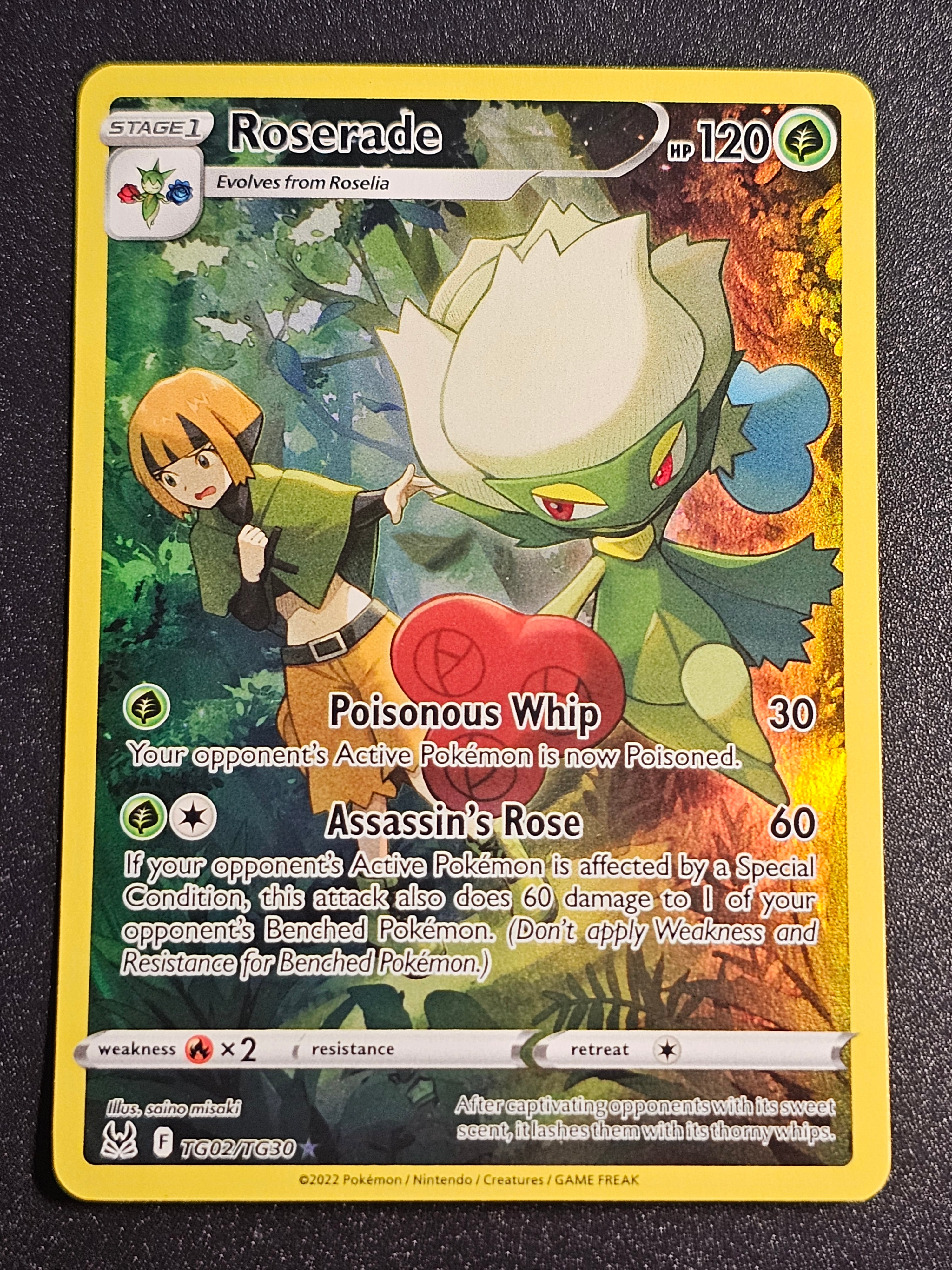 Pokemon TCG - Roserade TG02/TG30 Lost Origin