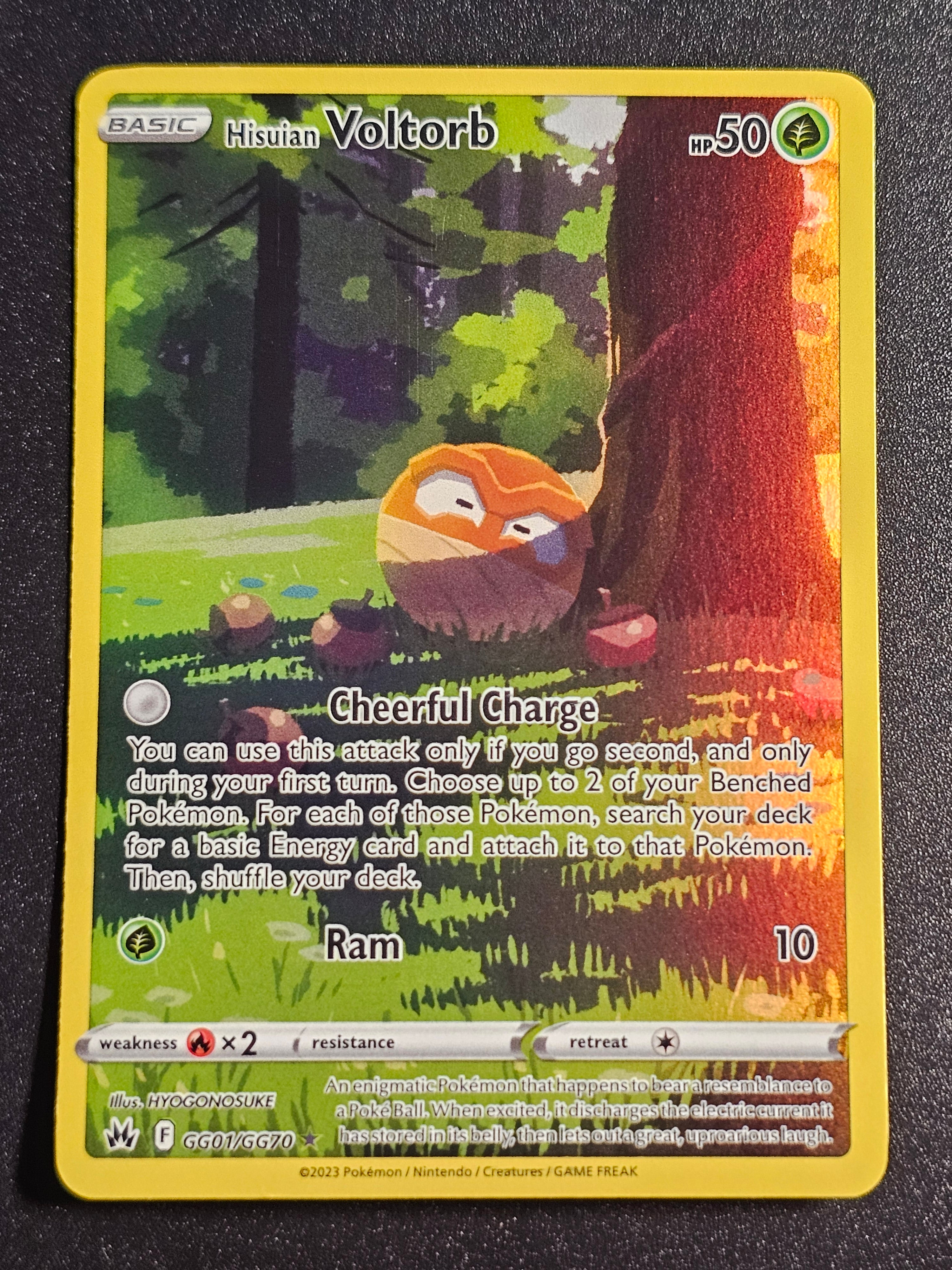 Pokemon TCG - Hisuian Voltorb GG01/GG70 Crown Zenith