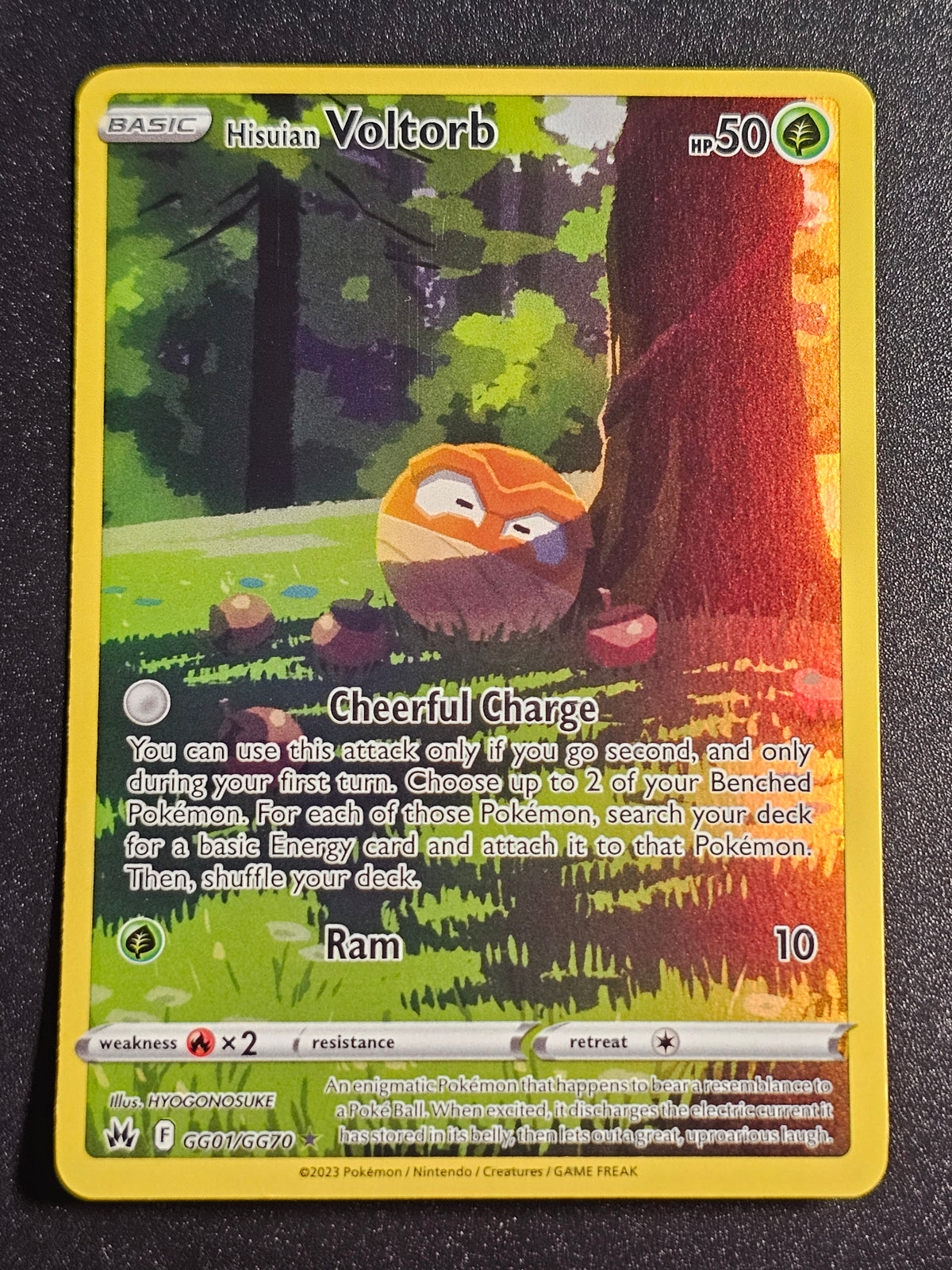 Pokemon TCG - Hisuian Voltorb GG01/GG70 Crown Zenith