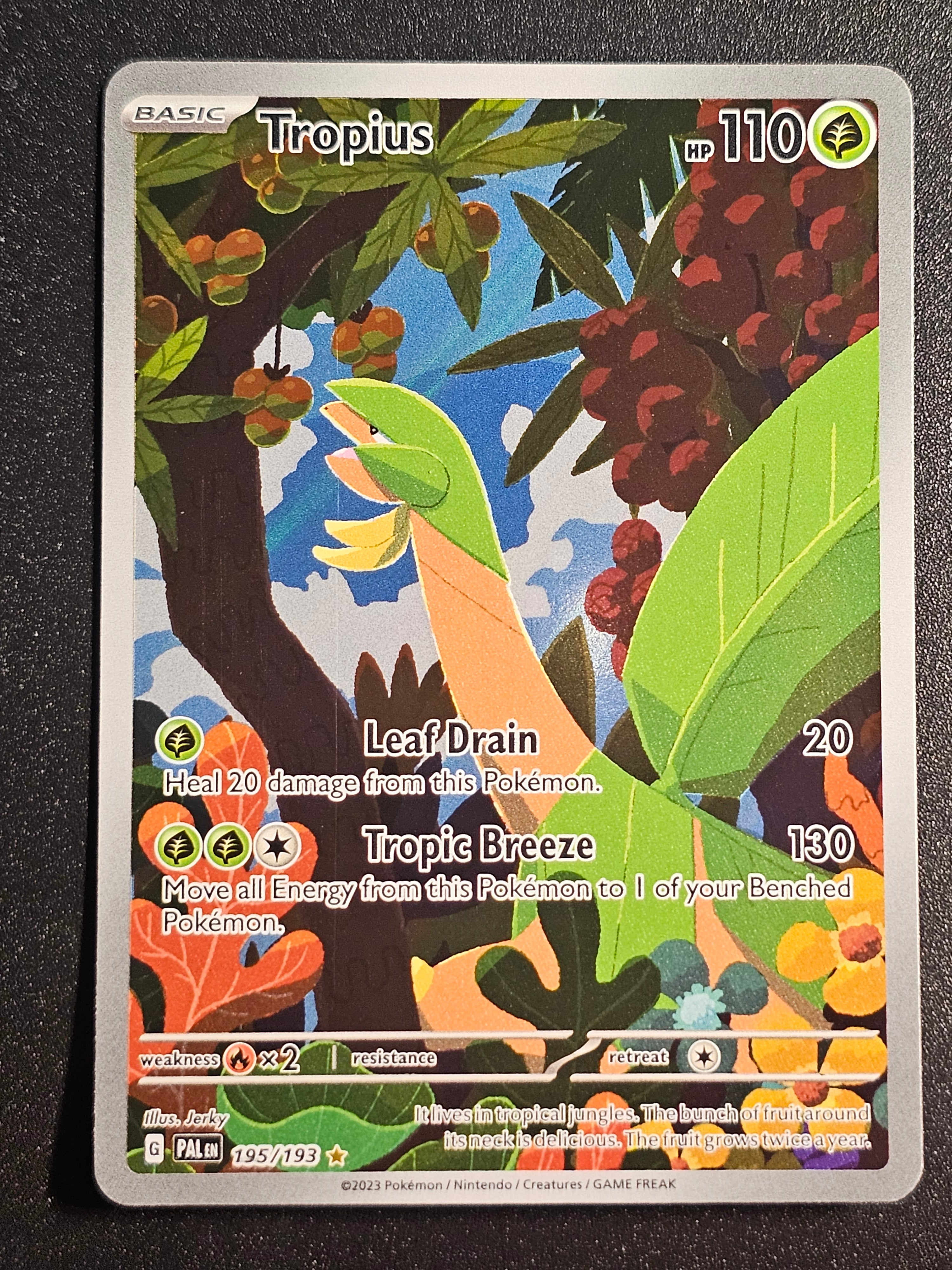 Pokemon TCG - Tropius 195/193 Paldea Evolved