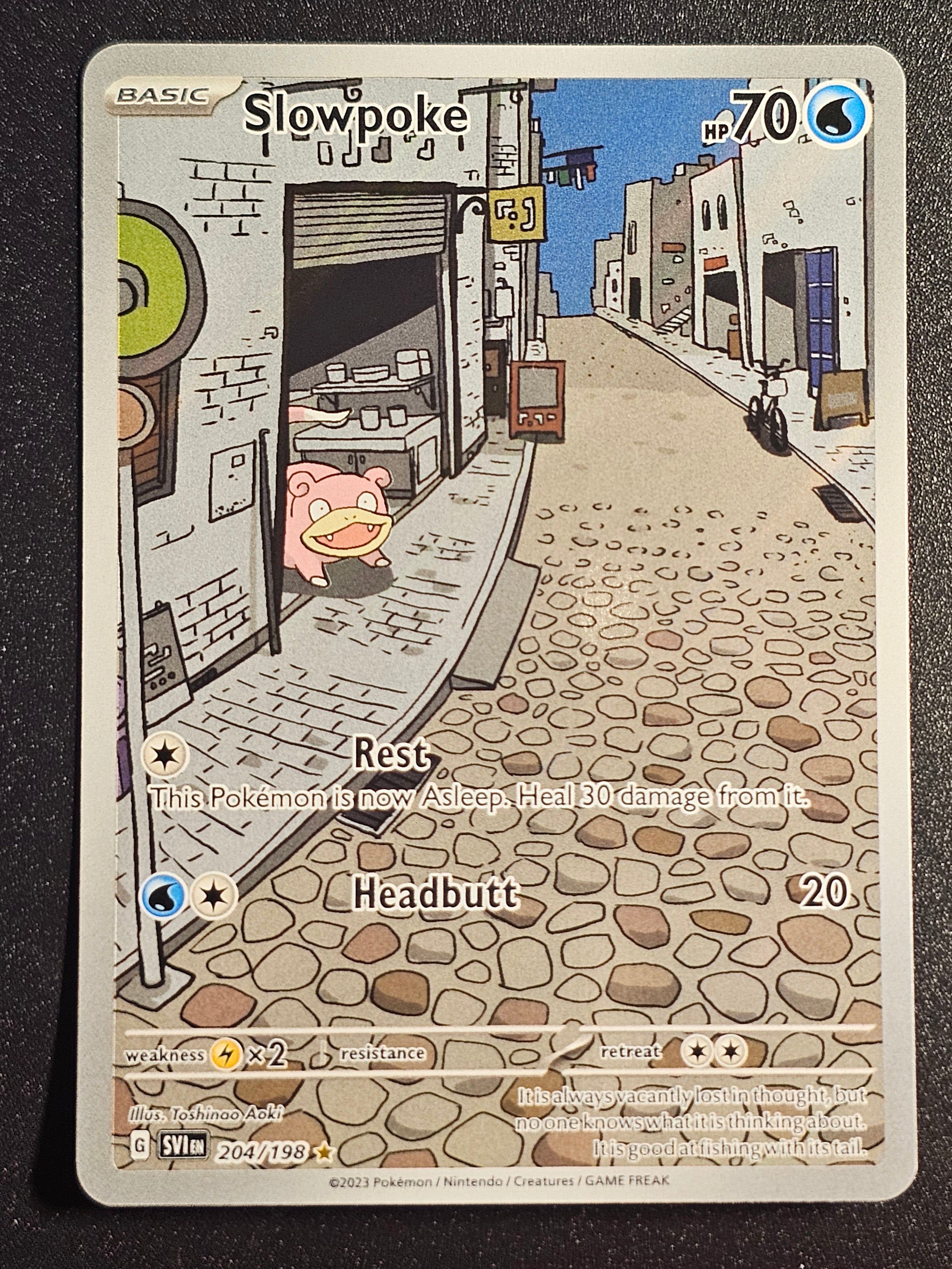 Pokemon TCG - Slowpoke 204/198 Scarlet & Violet