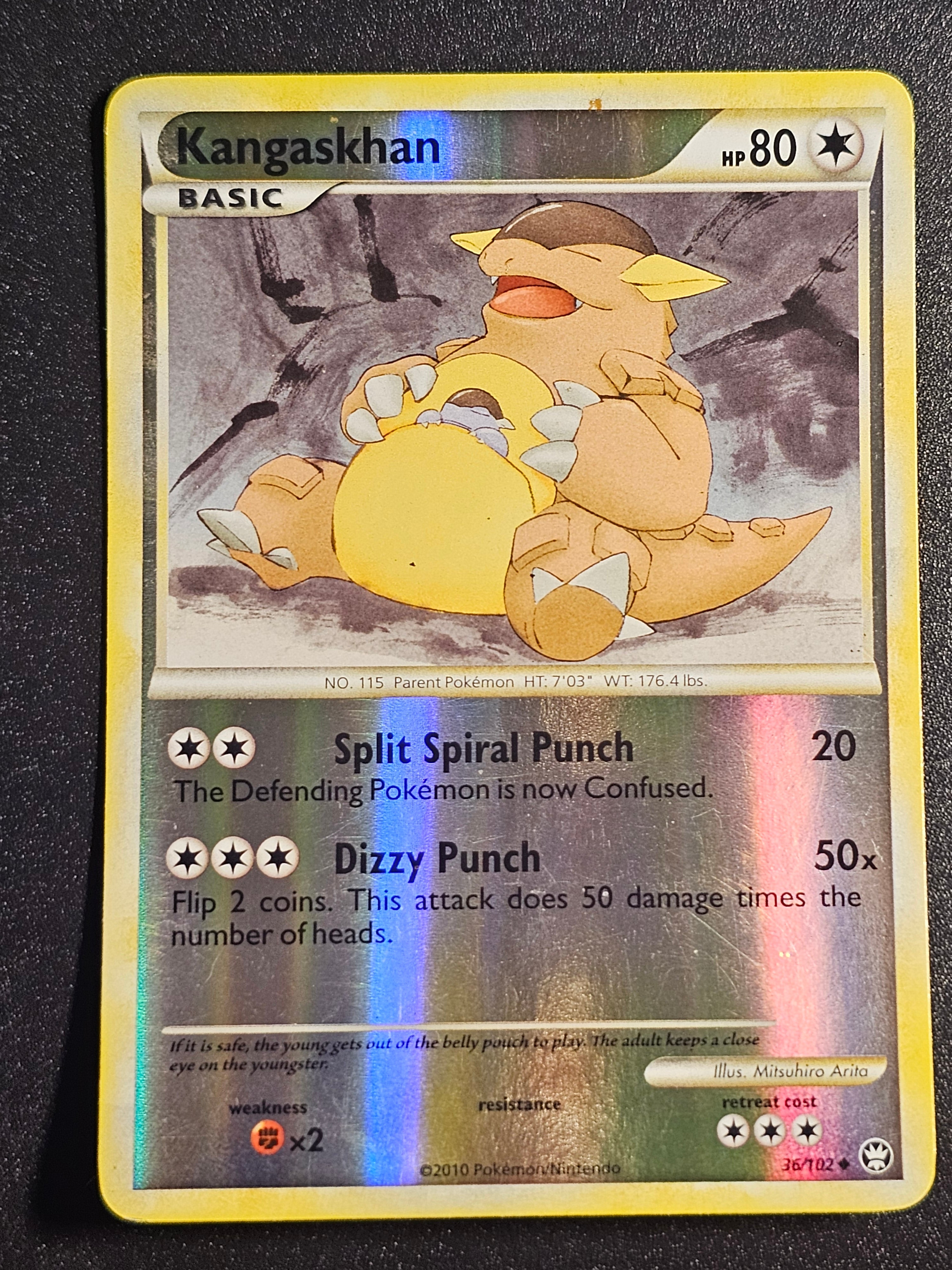Pokemon TCG - Kangaskhan 36/102 Reverse Holo Triumphant