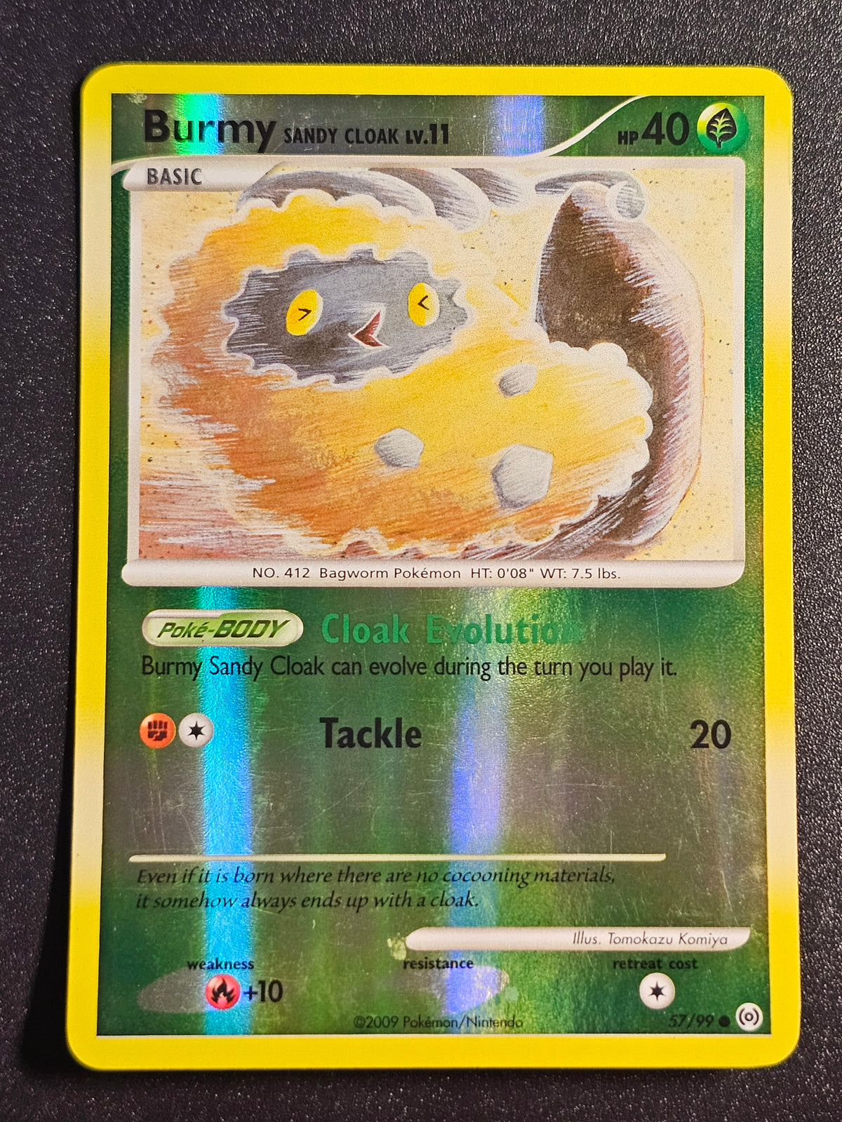 Pokemon TCG - Burmy 57/99 Reverse Holo Arceus