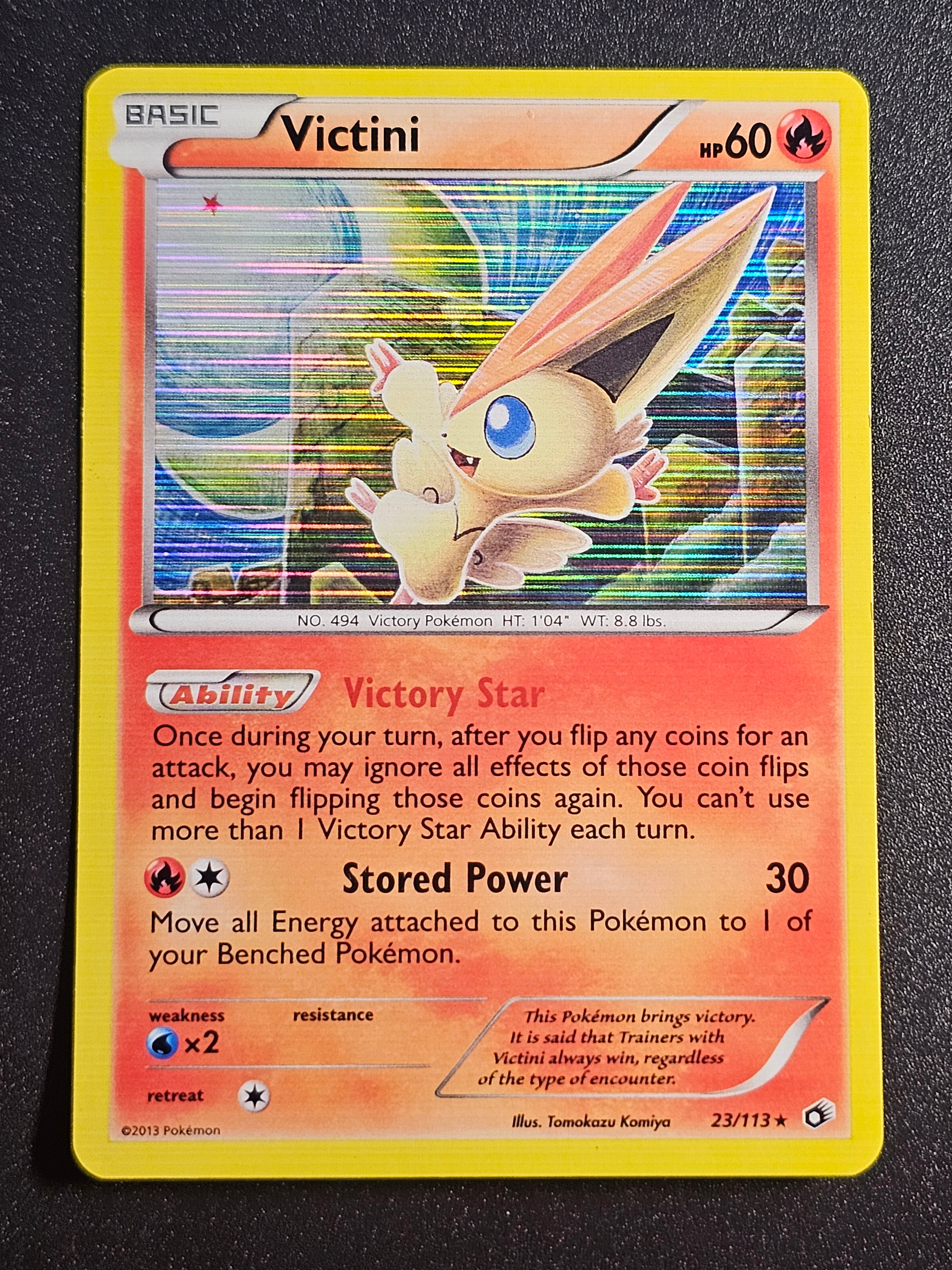 Pokemon TCG - Victini 23/113 Holo Legendary Treasures