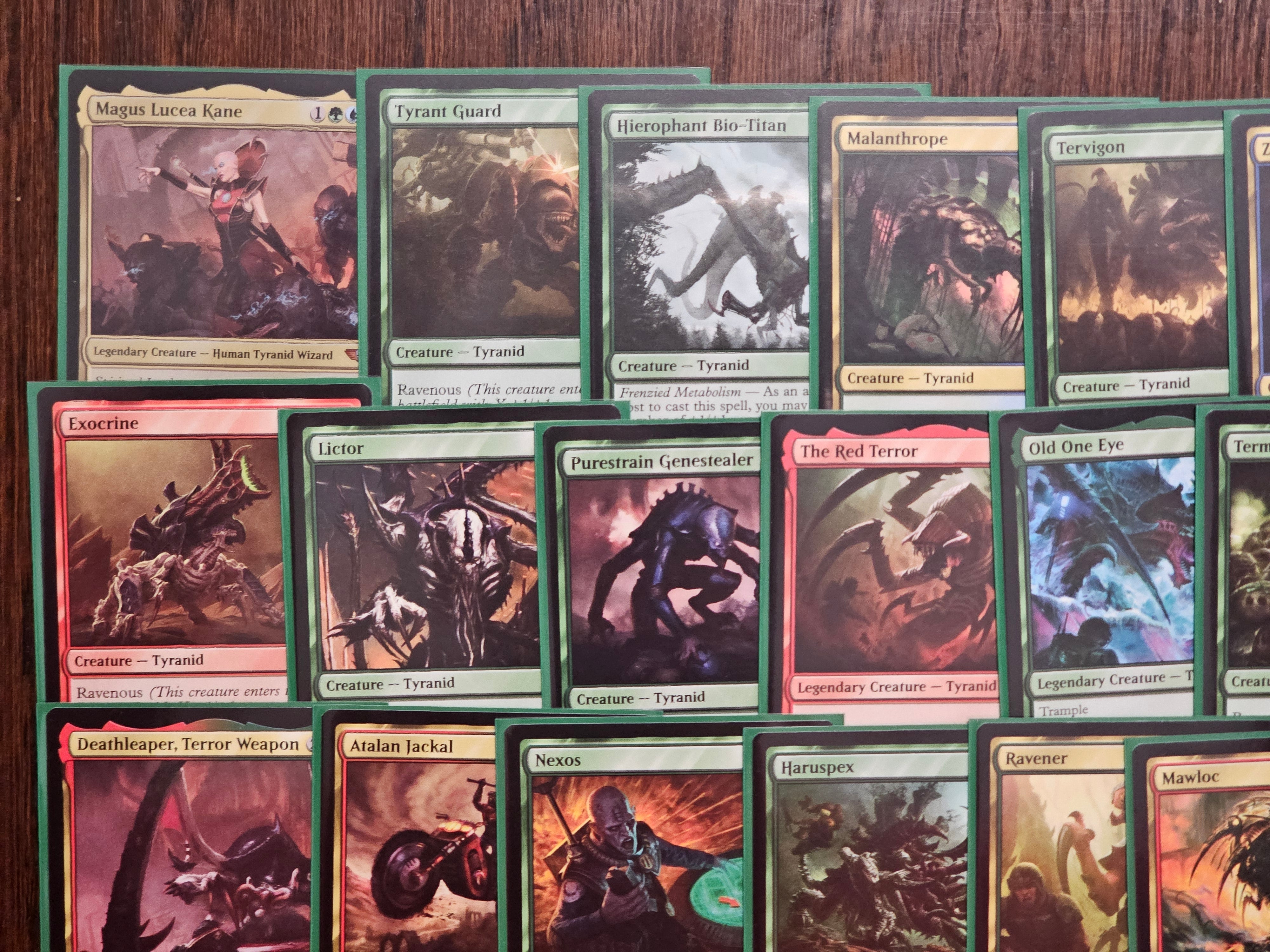 Magic the Gathering Tyranid Swarm Commander Deck