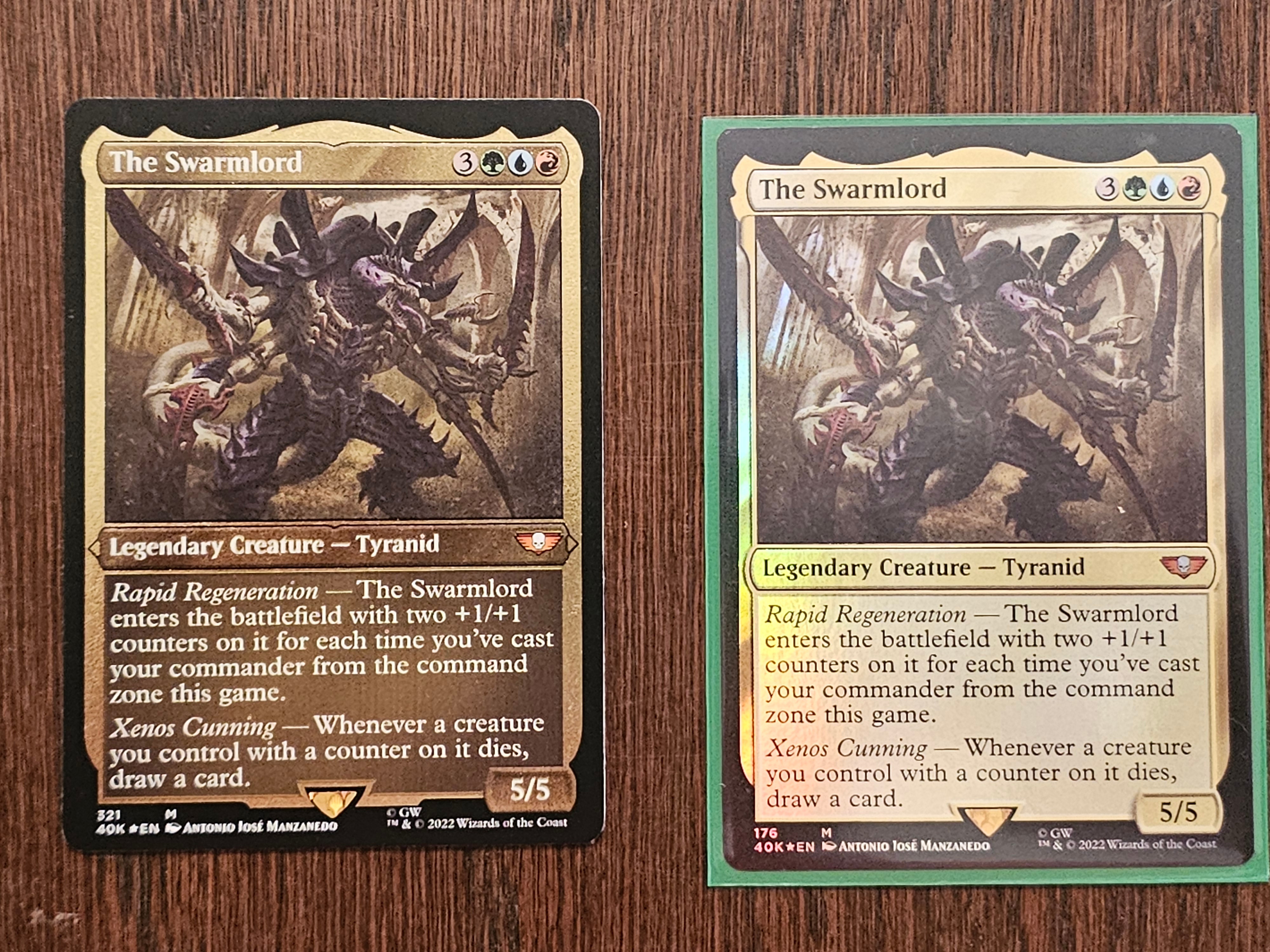 Magic the Gathering Tyranid Swarm Commander Deck