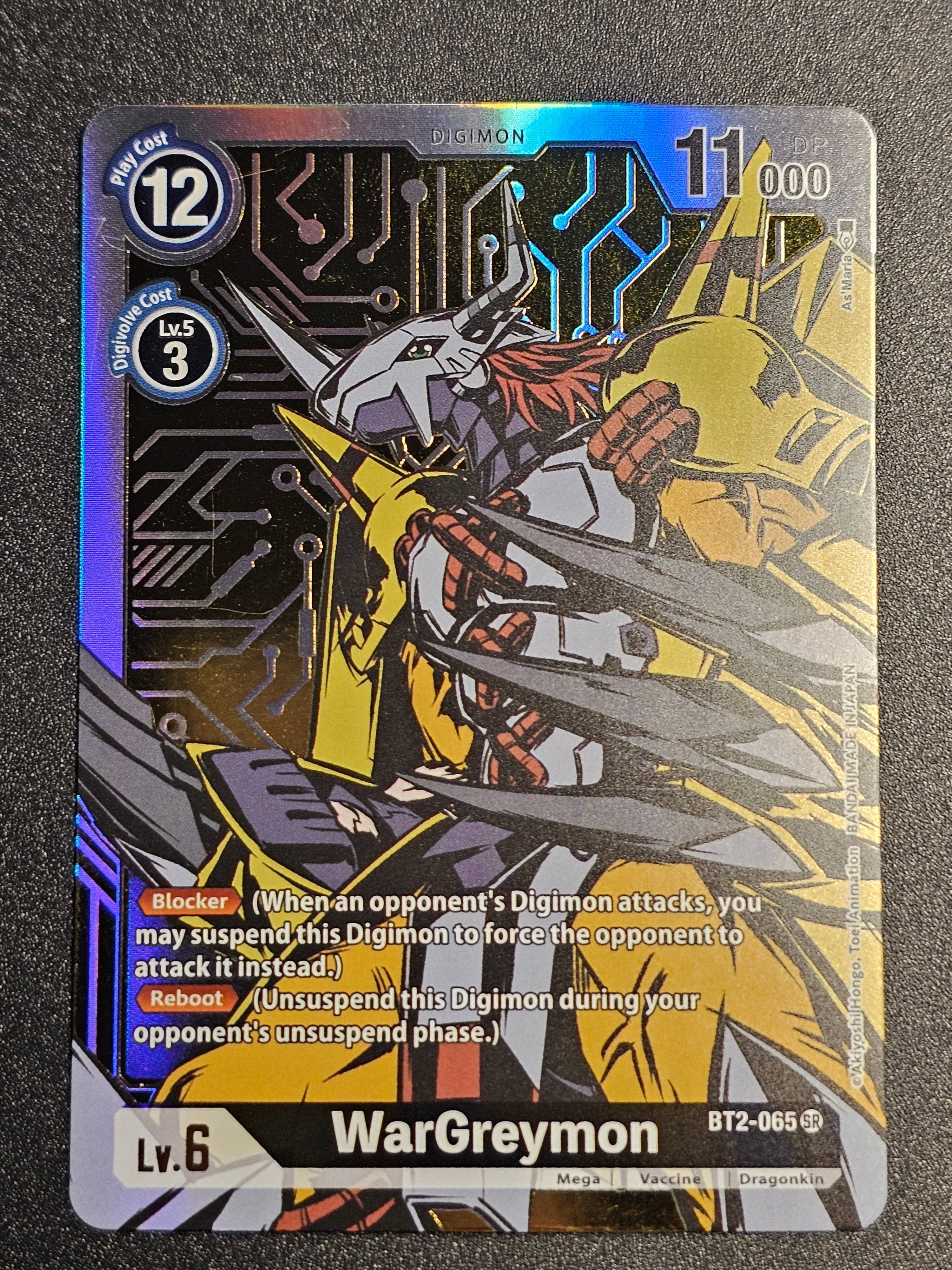 Digimon TCG - WarGreymon BT2-065 SR Alternate Art
