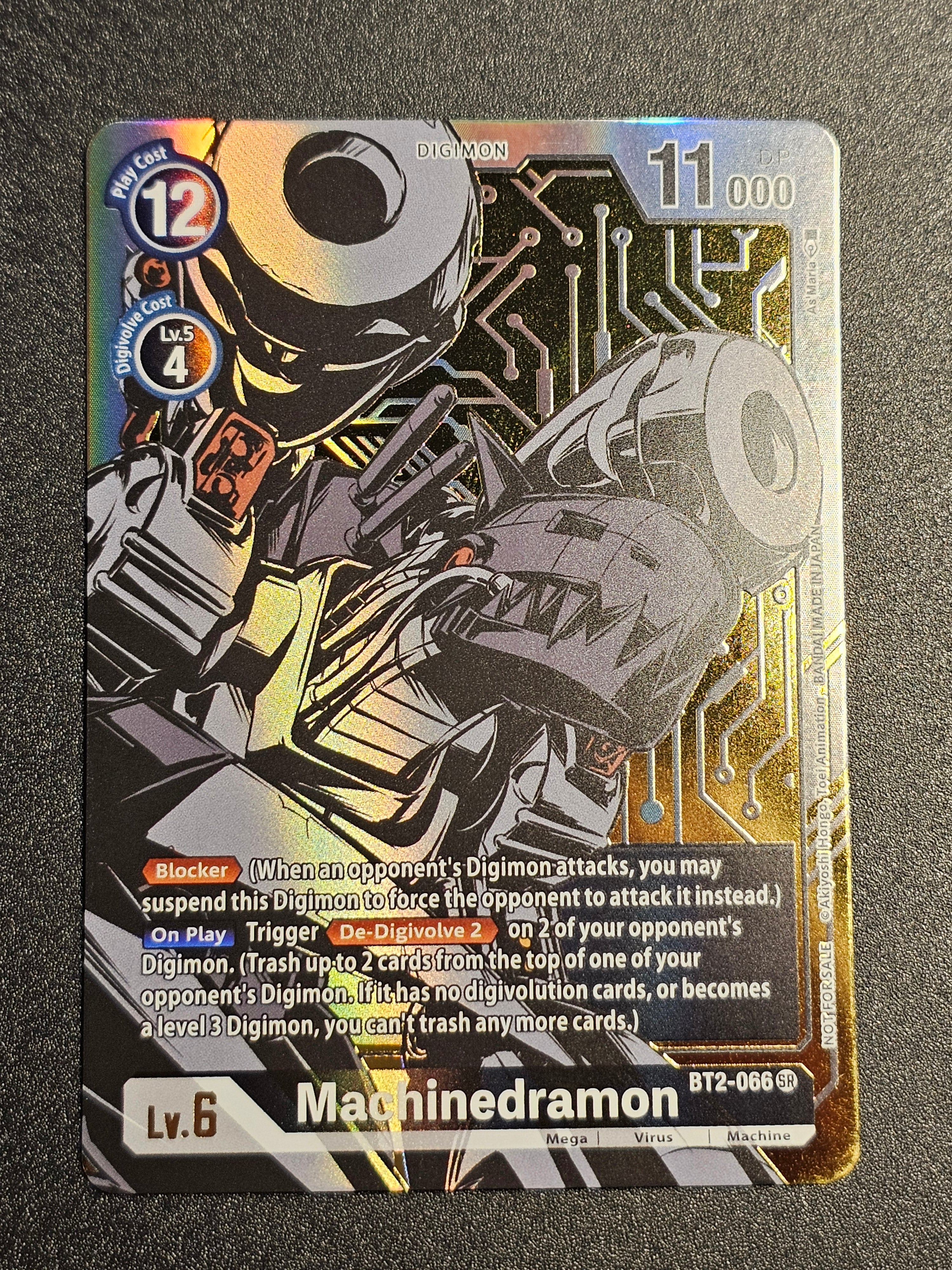 Digimon TCG - Machinedramon BT2-066 SR Alternate Art