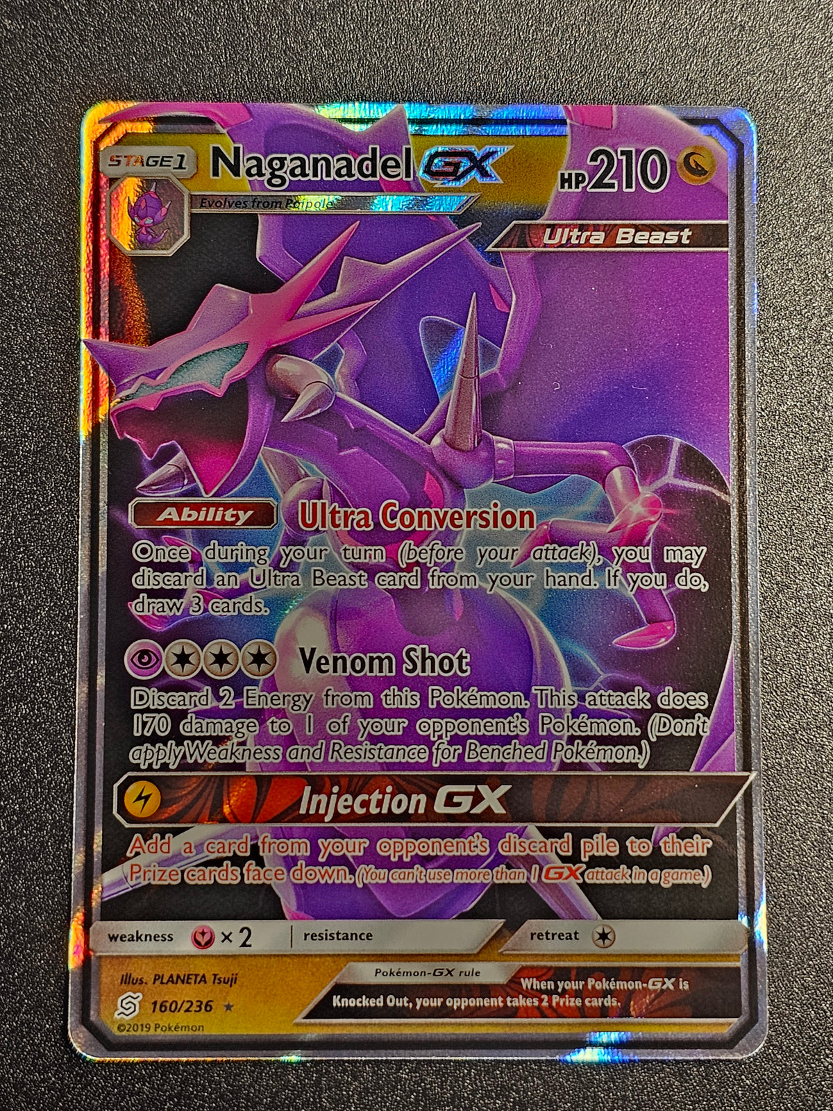 Pokemon TCG - Naganadel GX 160/236 Unified Minds