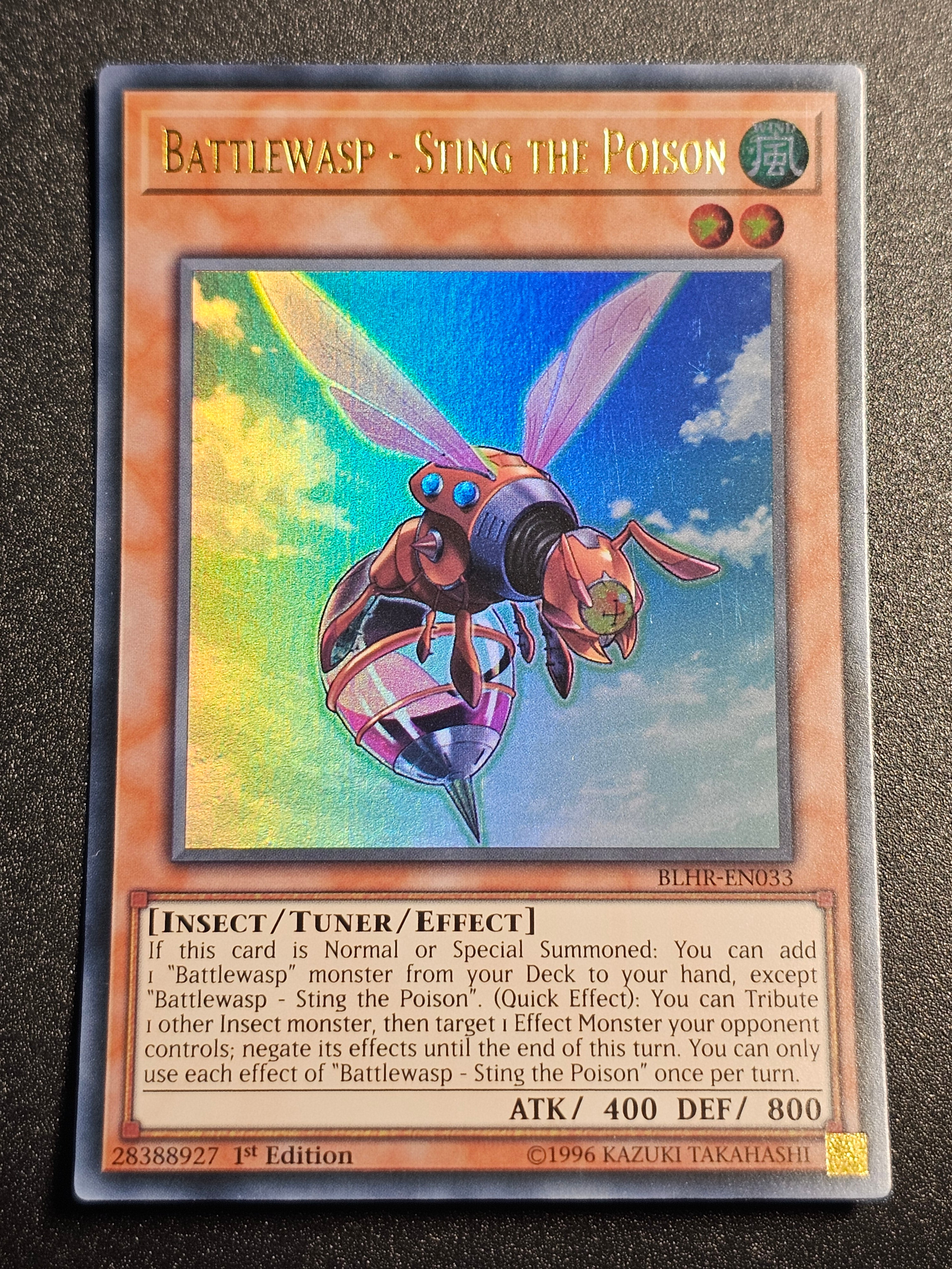 Yugioh - Battlewasp - Sting the Poison BLHR-EN033