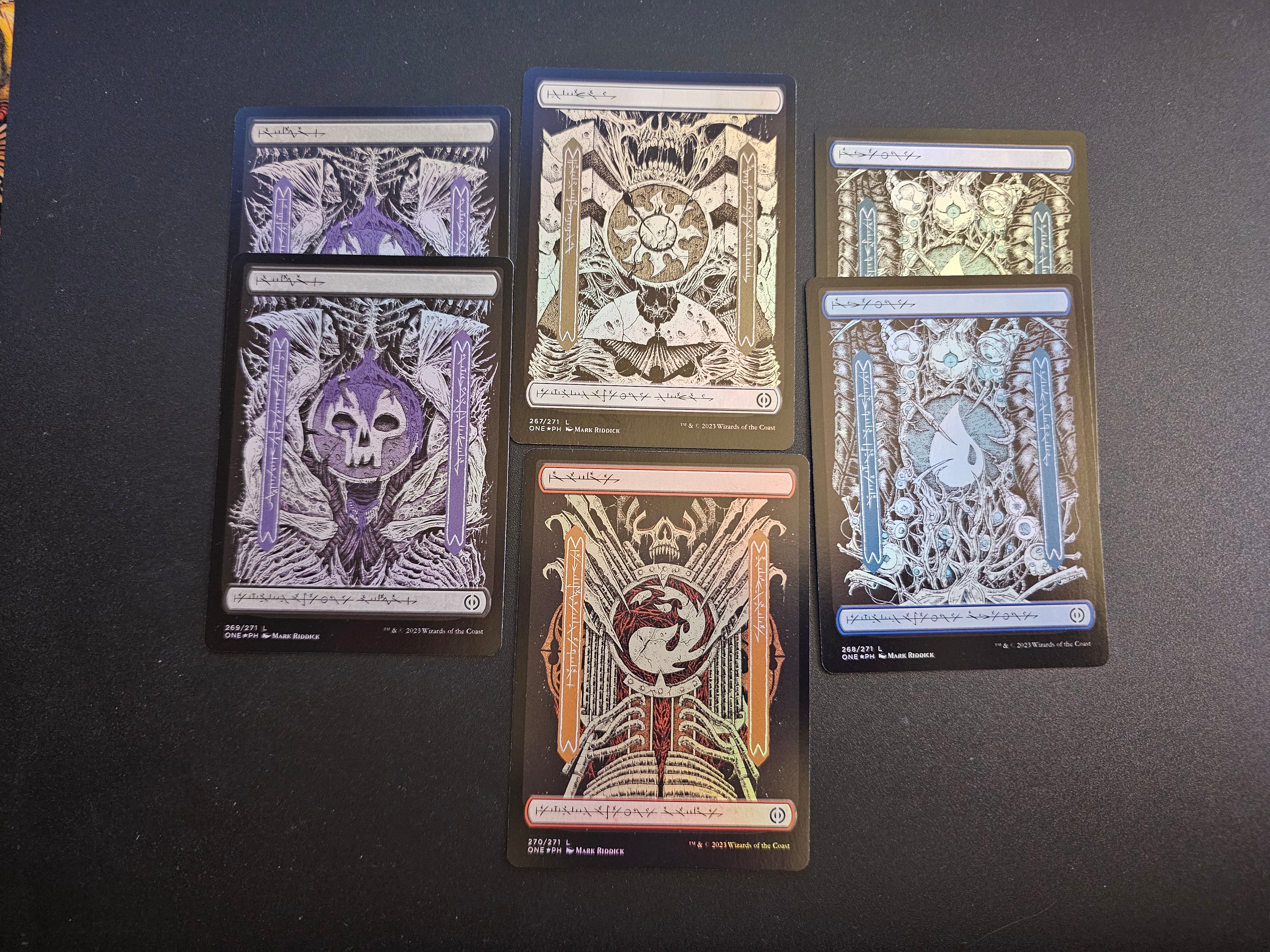 MTG - Phyrexian Foil Lands