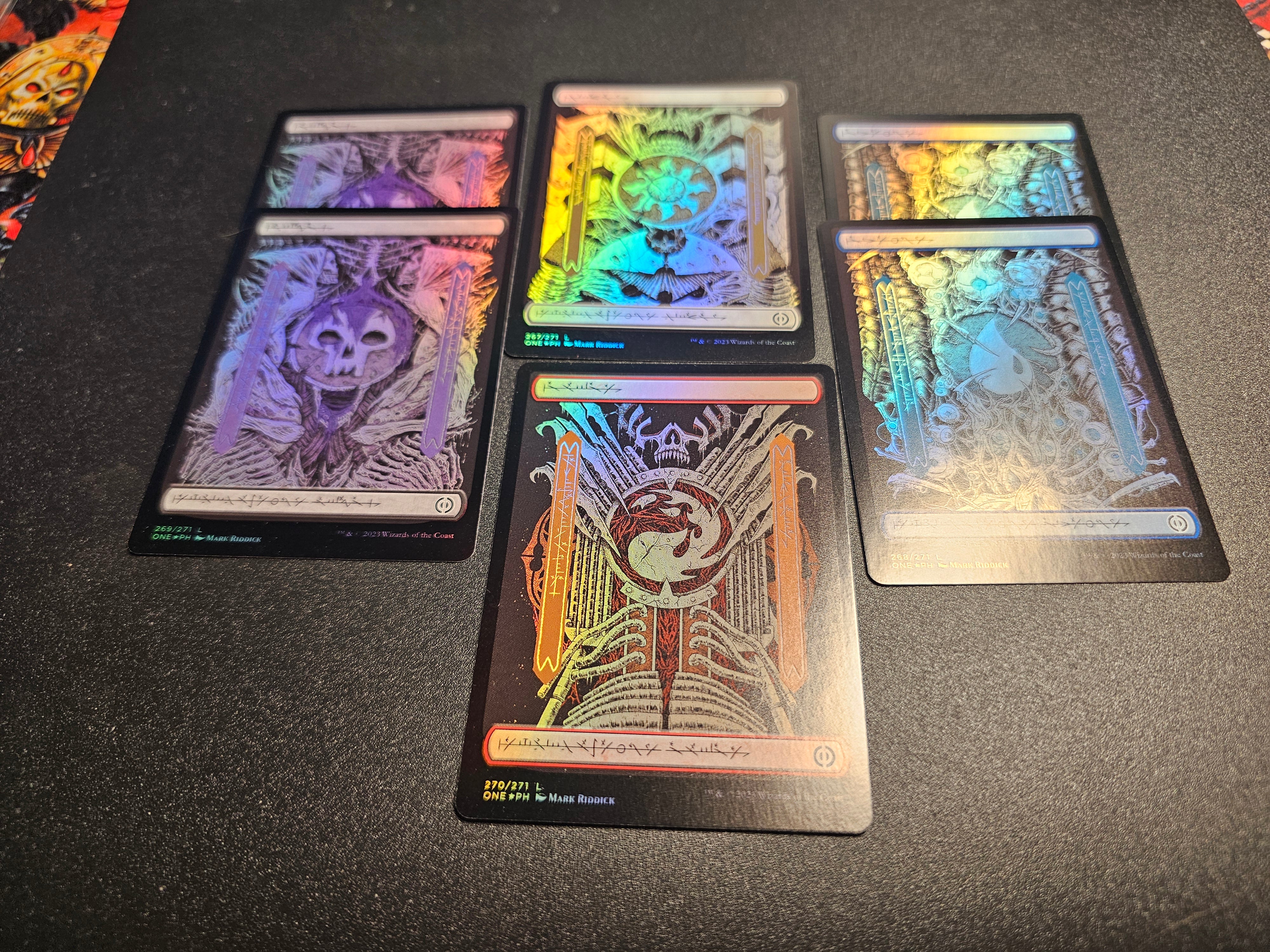 MTG - Phyrexian Foil Lands