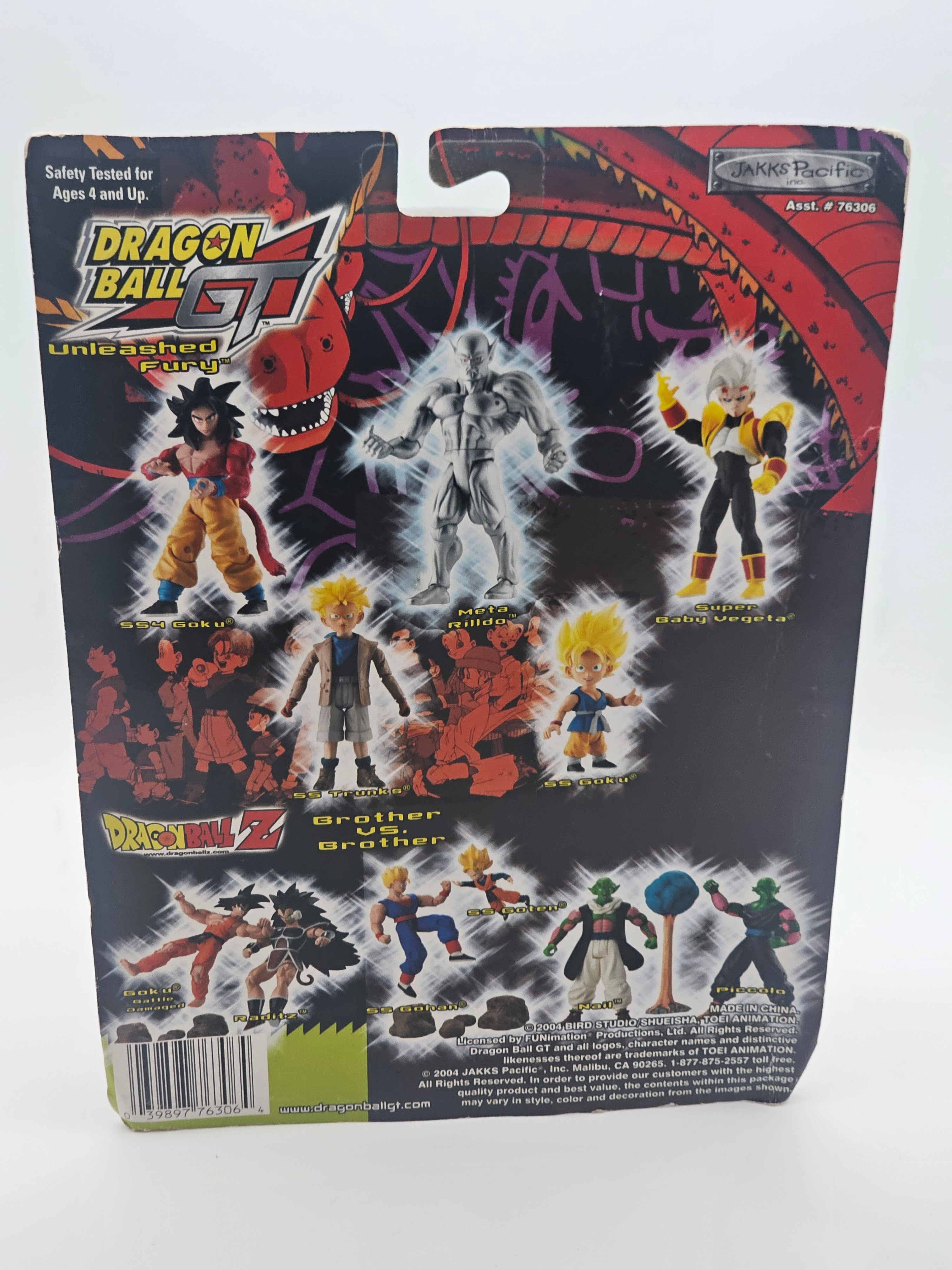 Dragonball GT SS4 Goku Unleashed Fury Jakks Pacific