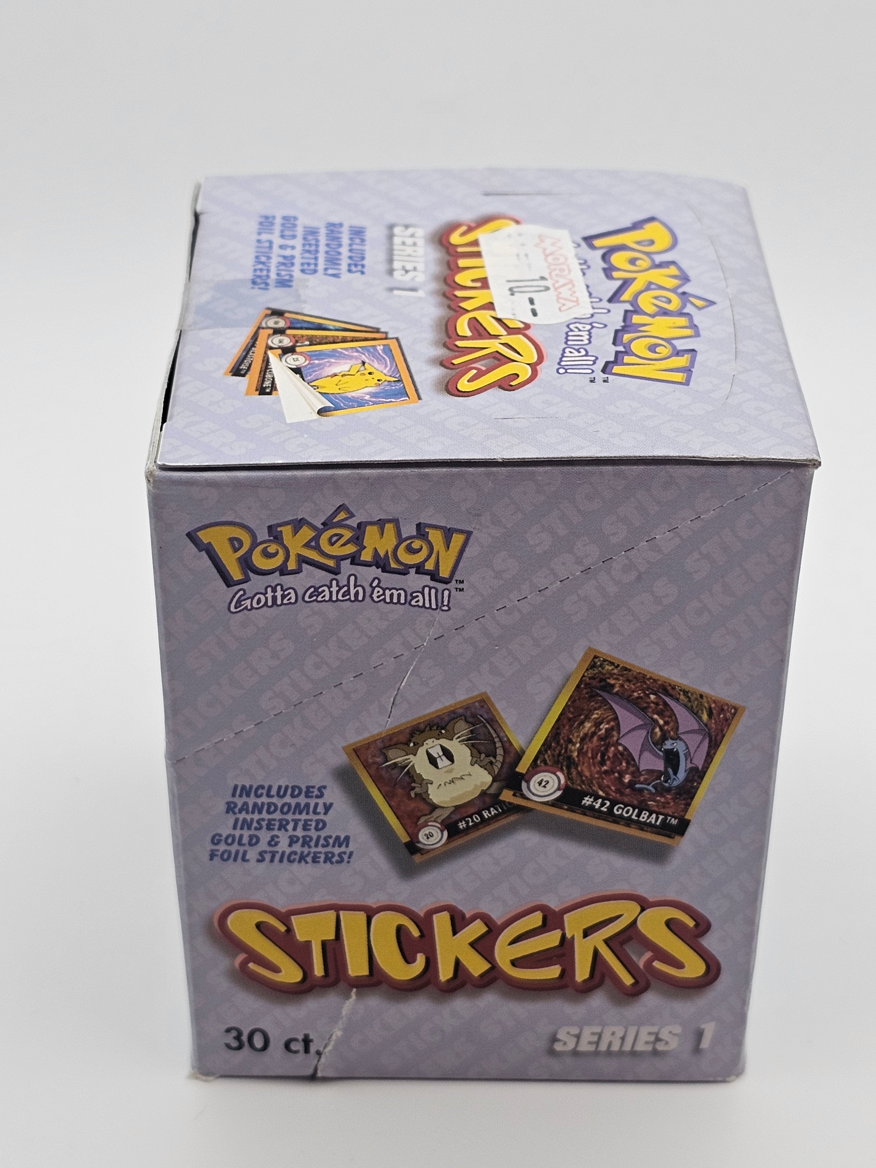 Pokemon Stickers Series 1 Full Display Box Artbox