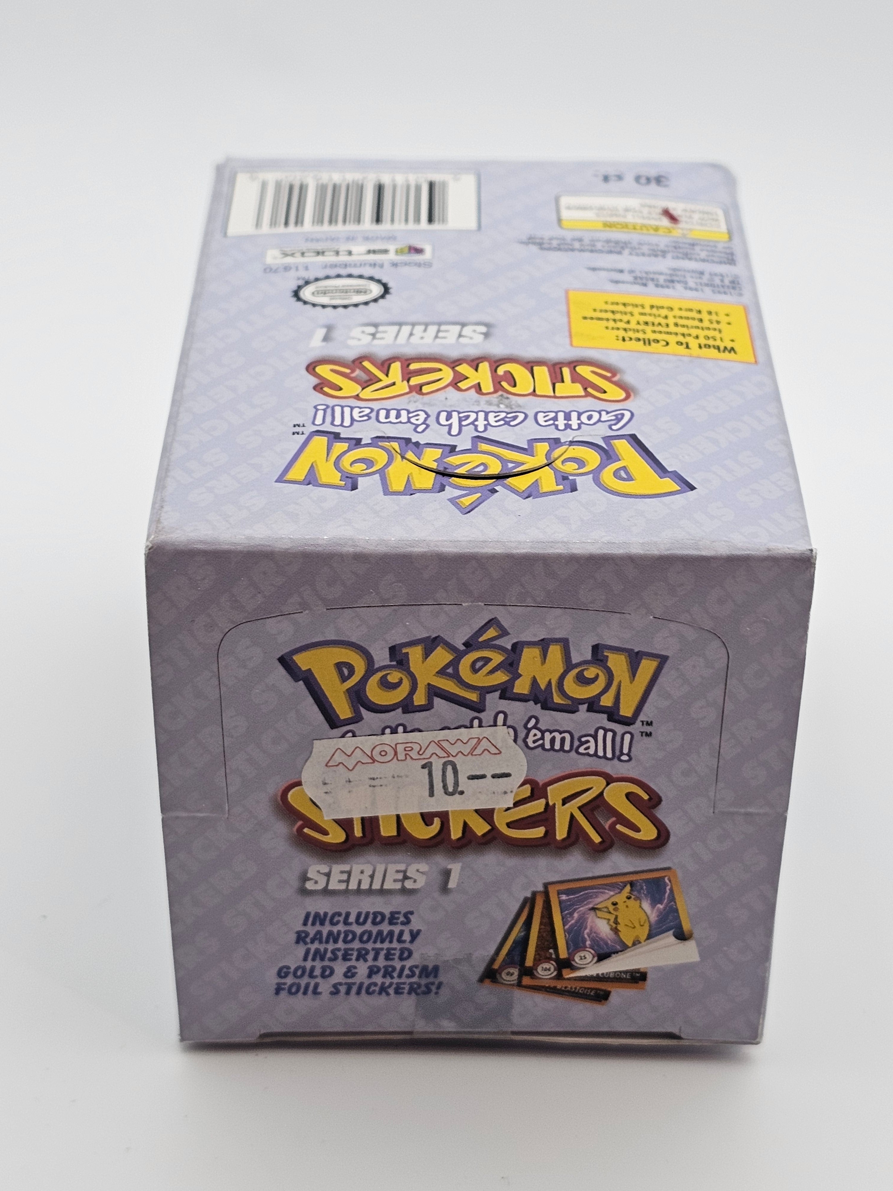 Pokemon Stickers Series 1 Full Display Box Artbox