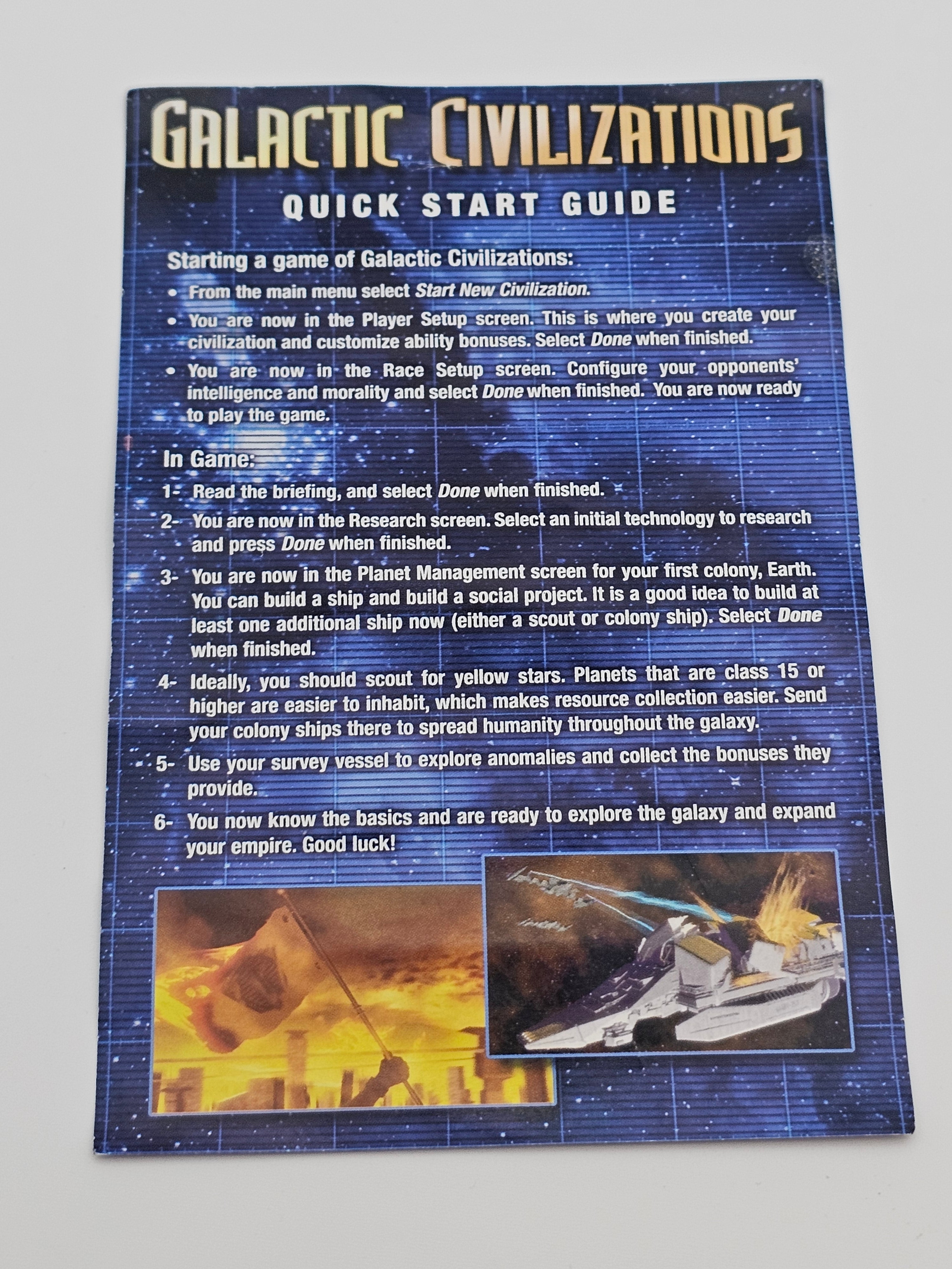 Galactic Civilizations Boxed Game