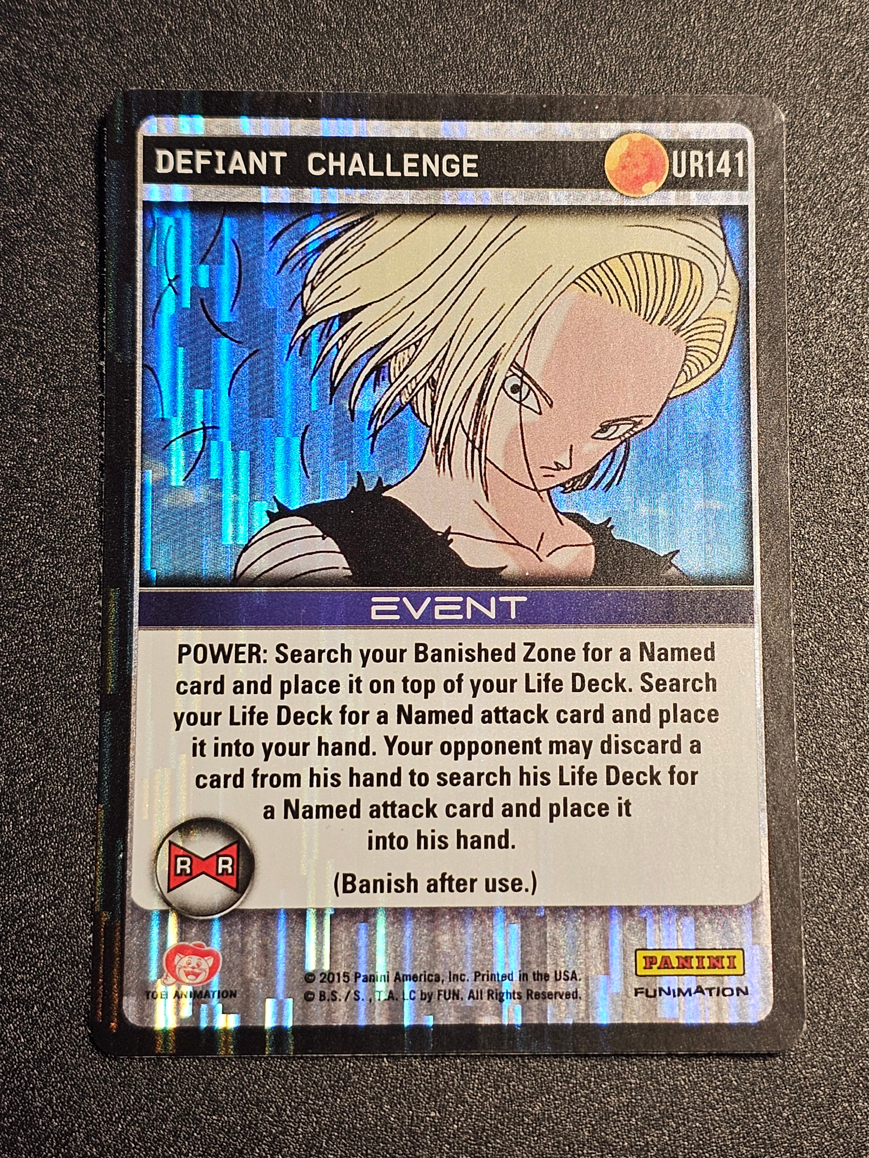 Dragon Ball Z Panini - Defiant Challenge UR141