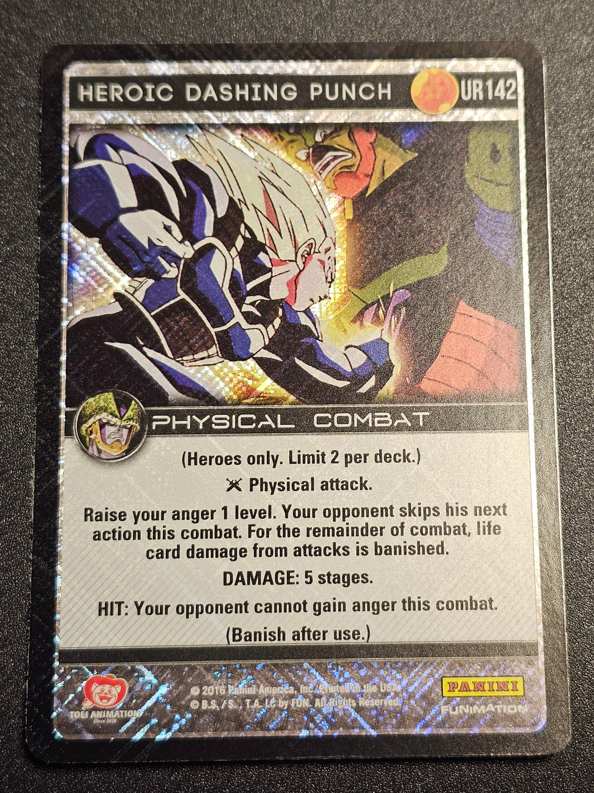 Dragon Ball Z Panini - Heroic Dashing Punch UR142