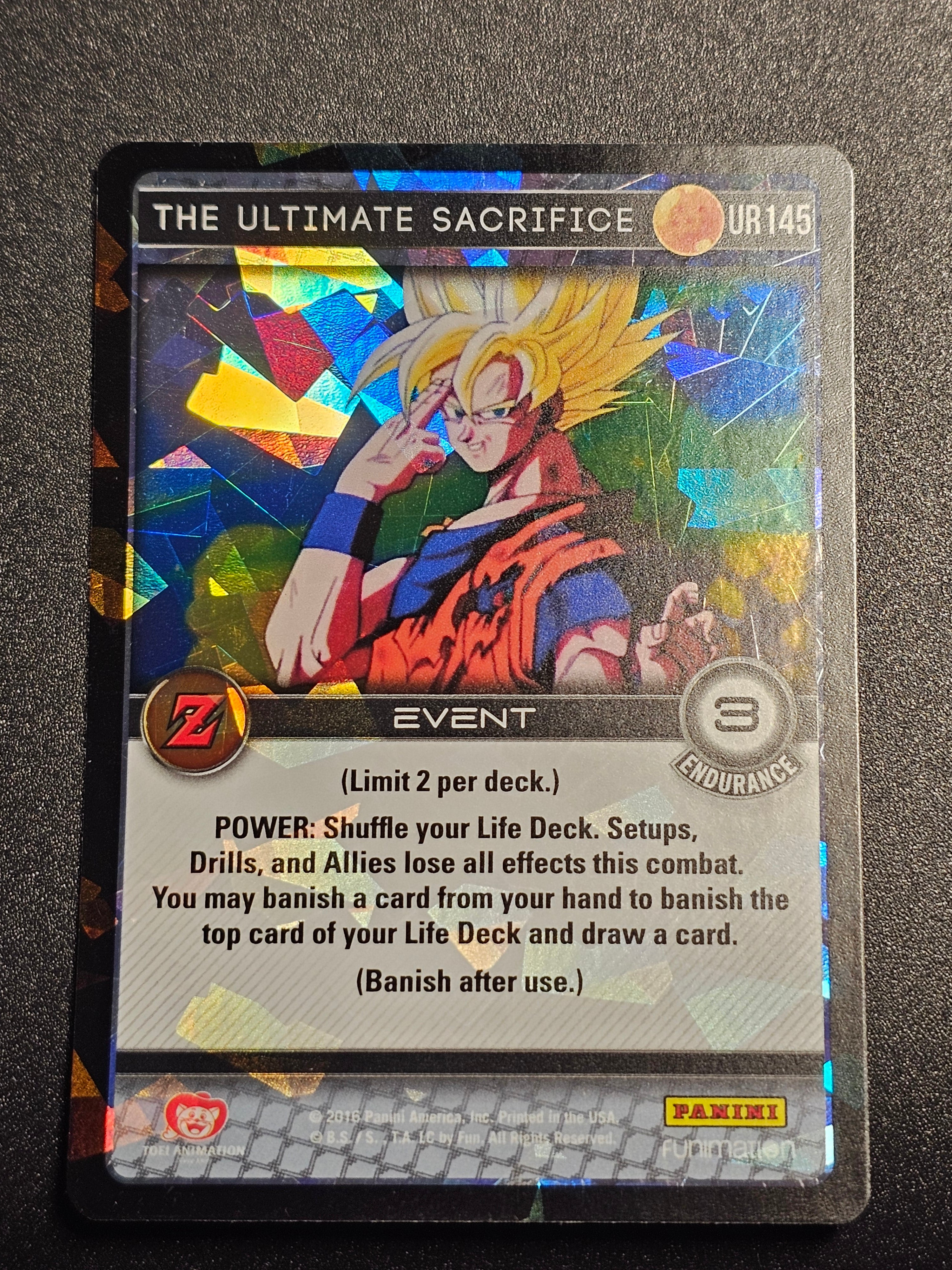 Dragon Ball Z Panini - The Ultimate Sacrifice UR145