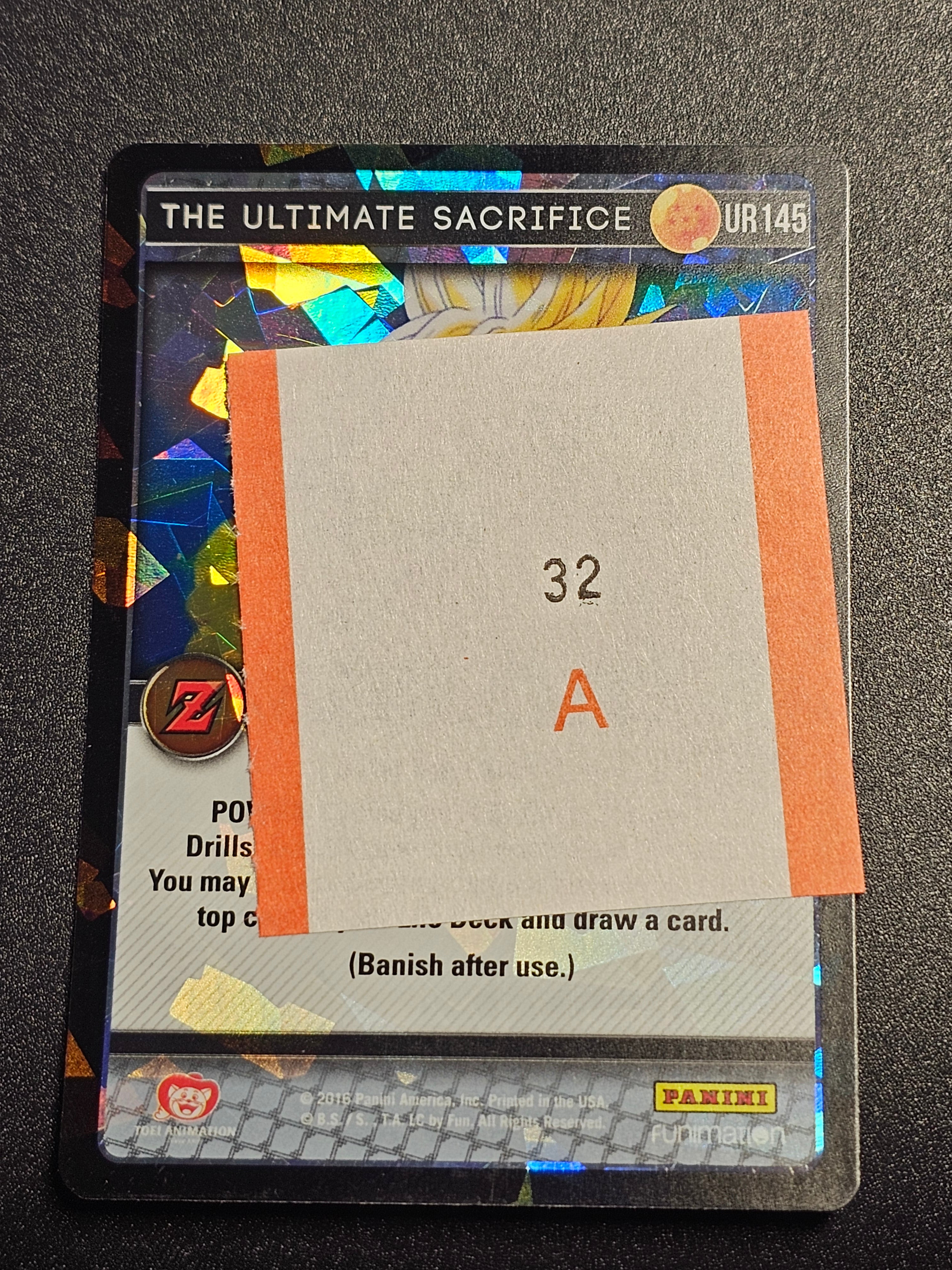 Dragon Ball Z Panini - The Ultimate Sacrifice UR145