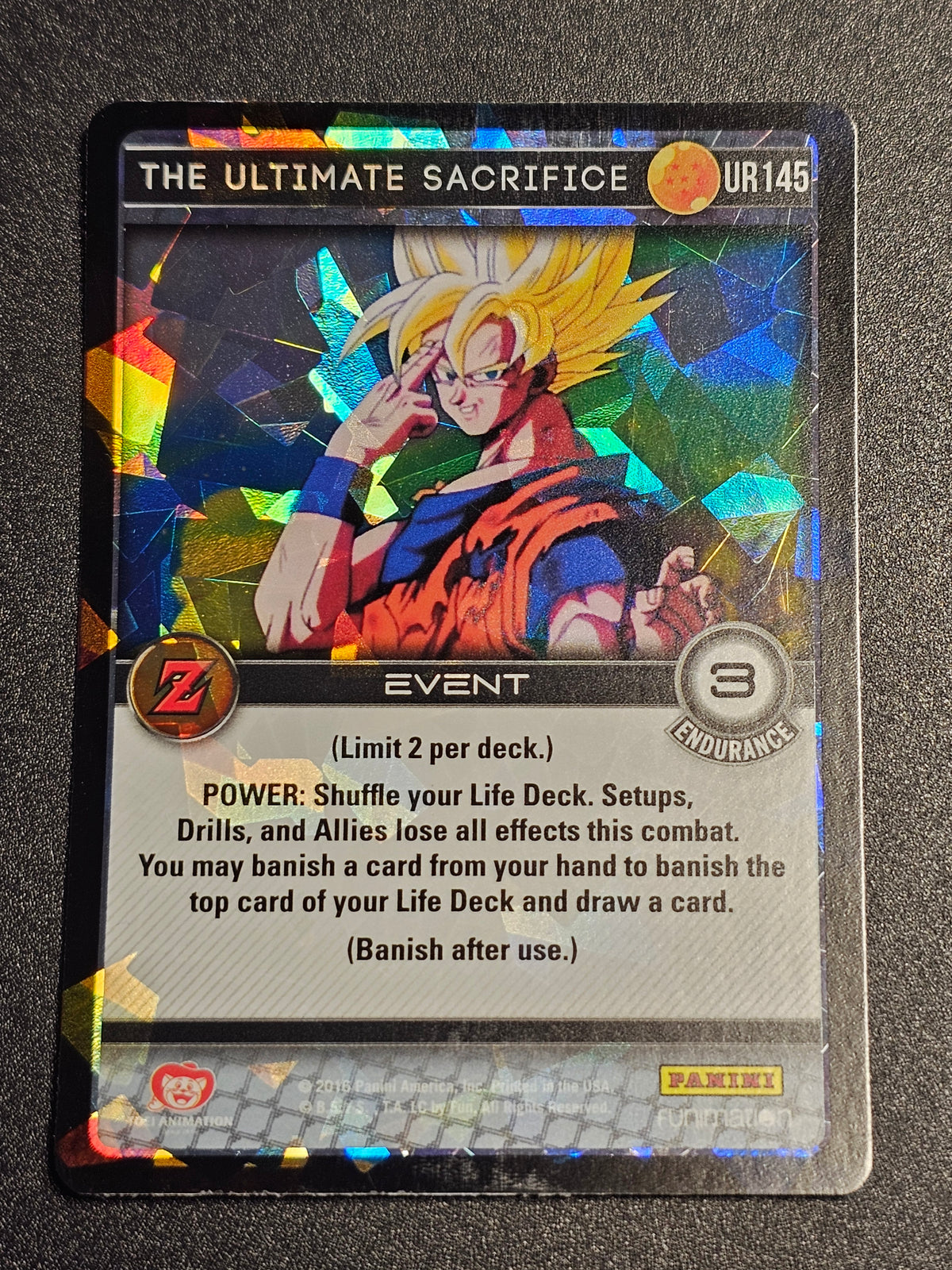 Dragon Ball Z Panini - The Ultimate Sacrifice UR145