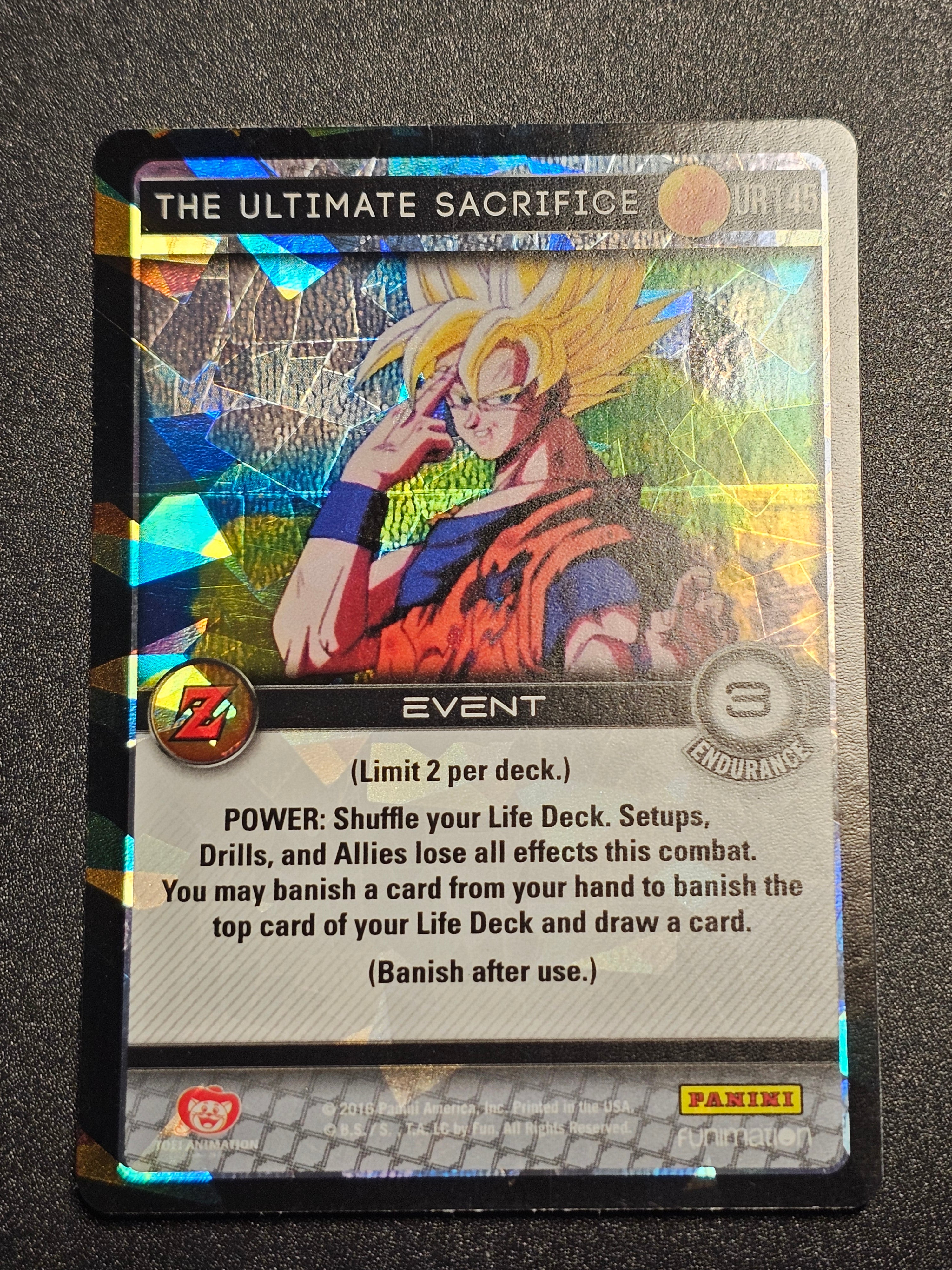 Dragon Ball Z Panini - The Ultimate Sacrifice UR145