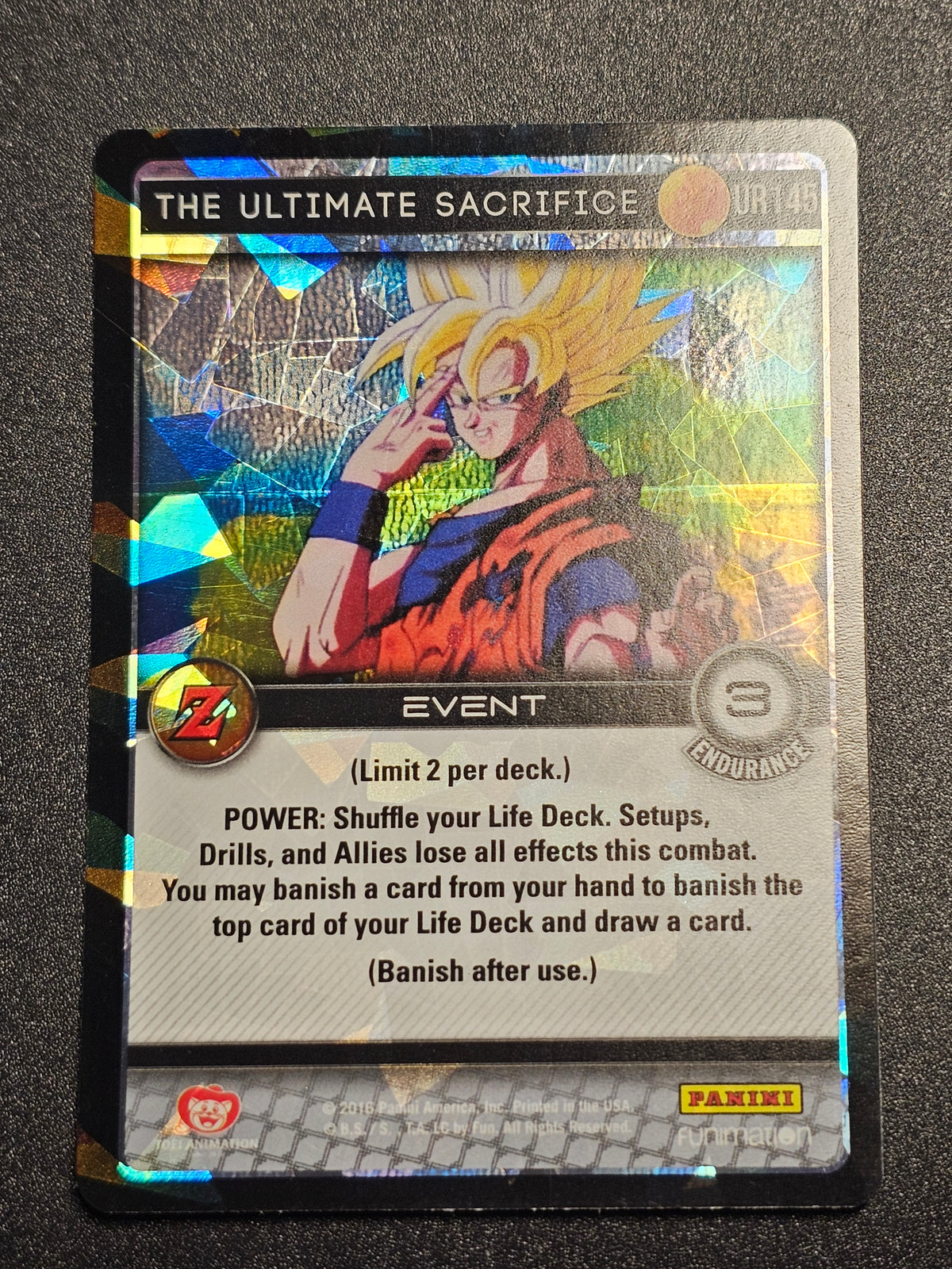 Dragon Ball Z Panini - The Ultimate Sacrifice UR145