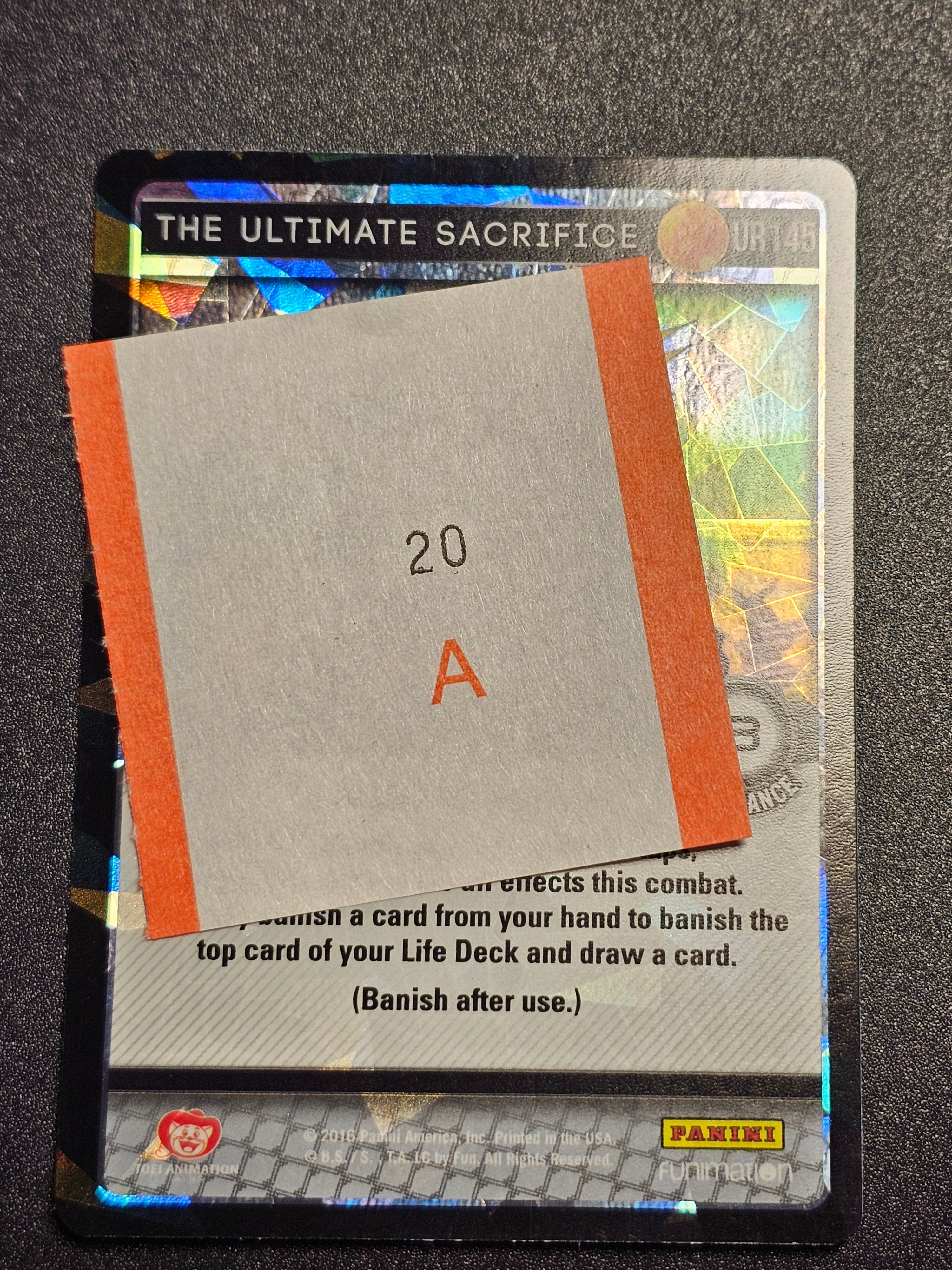 Dragon Ball Z Panini - The Ultimate Sacrifice UR145