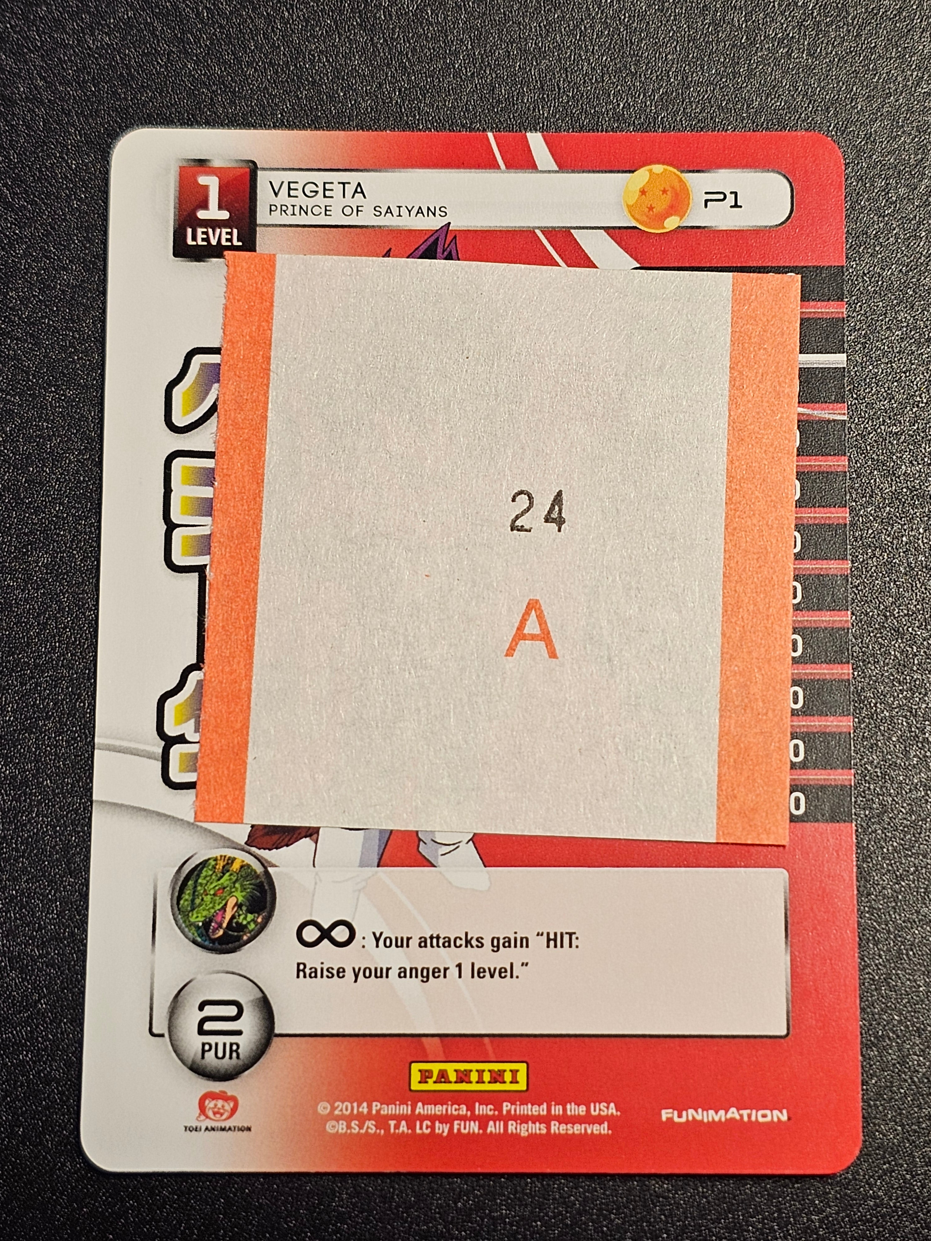 Dragon Ball Z Panini - Vegeta Prince of Saiyans P1