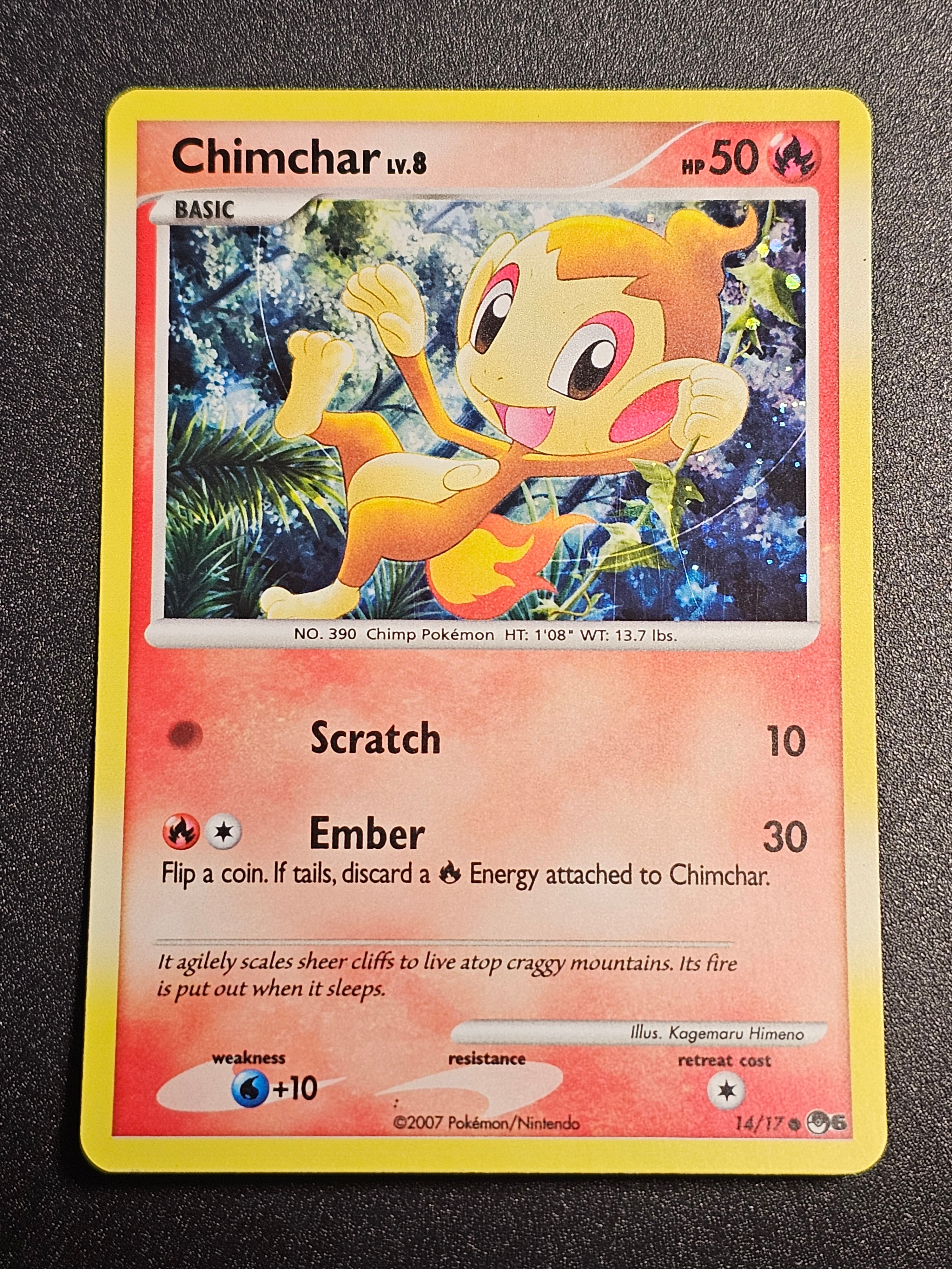 Pokemon TCG - Chimchar 14/17 Pop Series 6 Holo